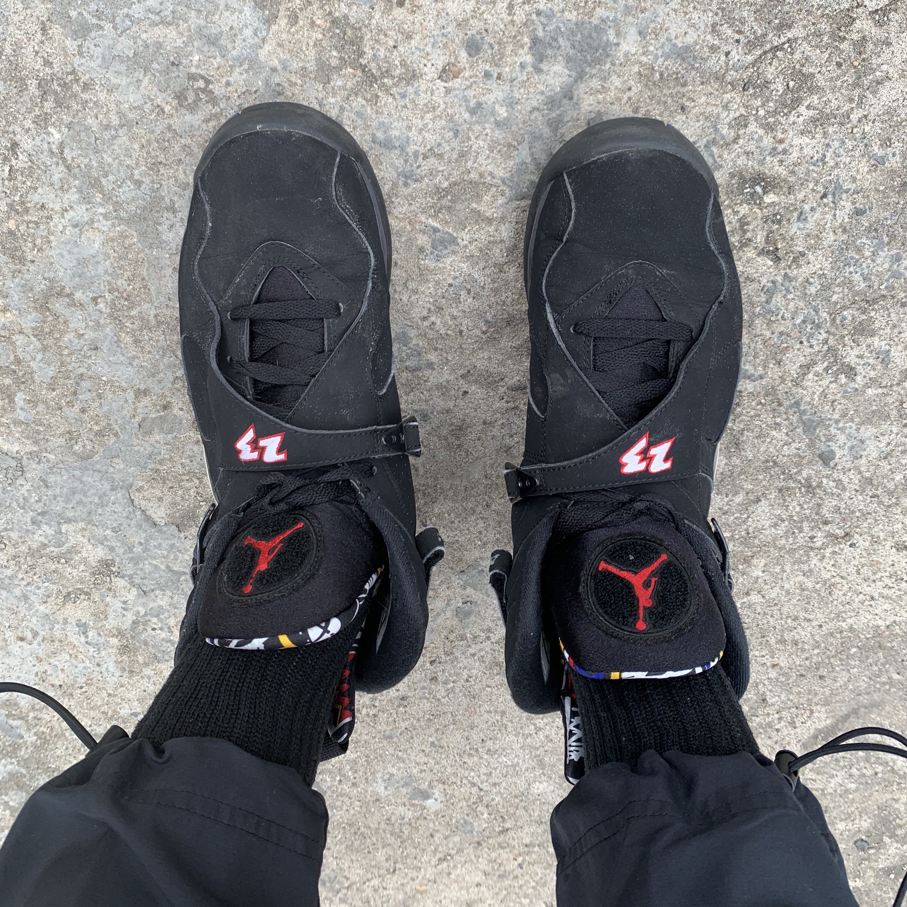 Jordan 8 Retro Playoffs 2013 착용 스타일