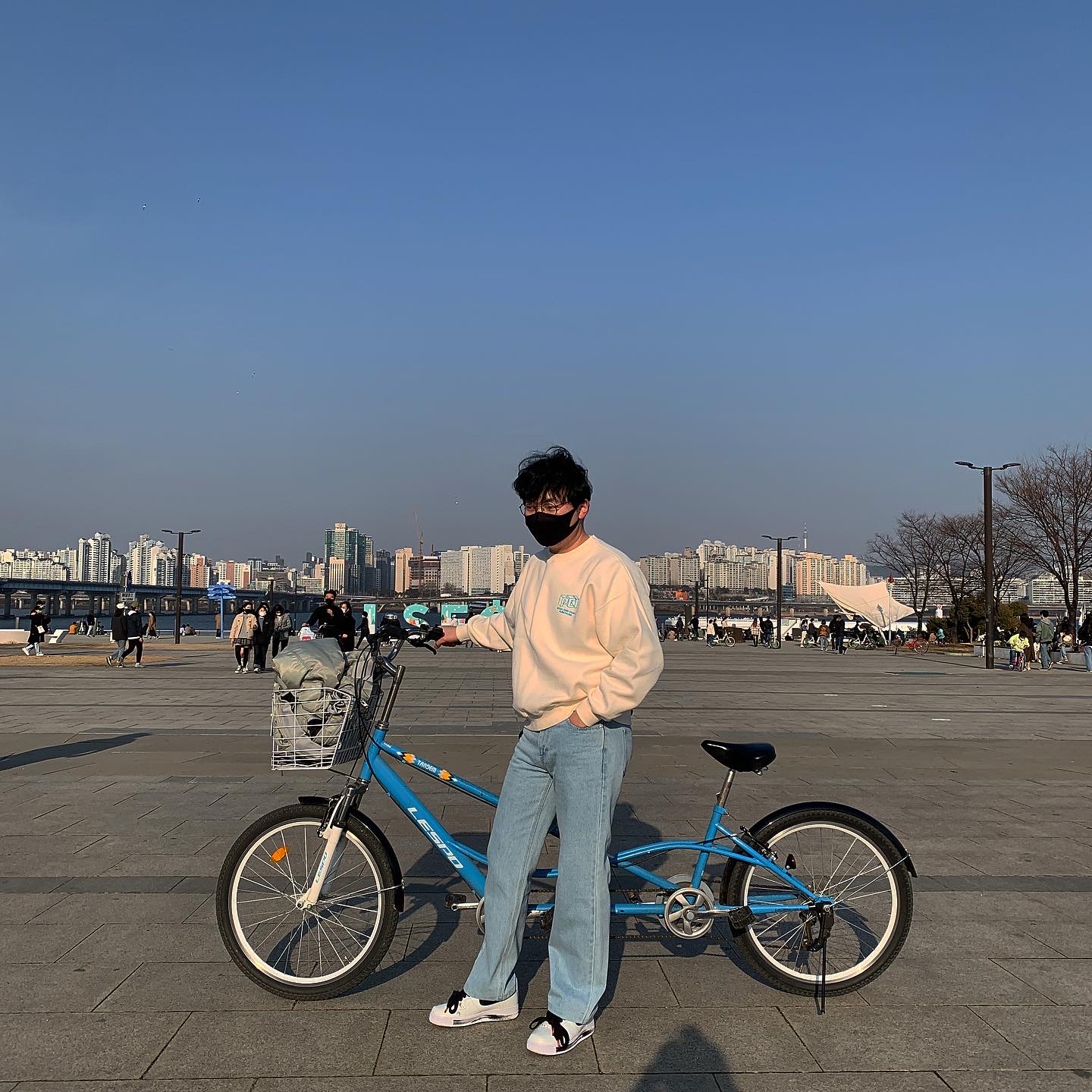 Nike x Peaceminusone Air Force 1 Low Para-Noise 2.0 착용 스타일