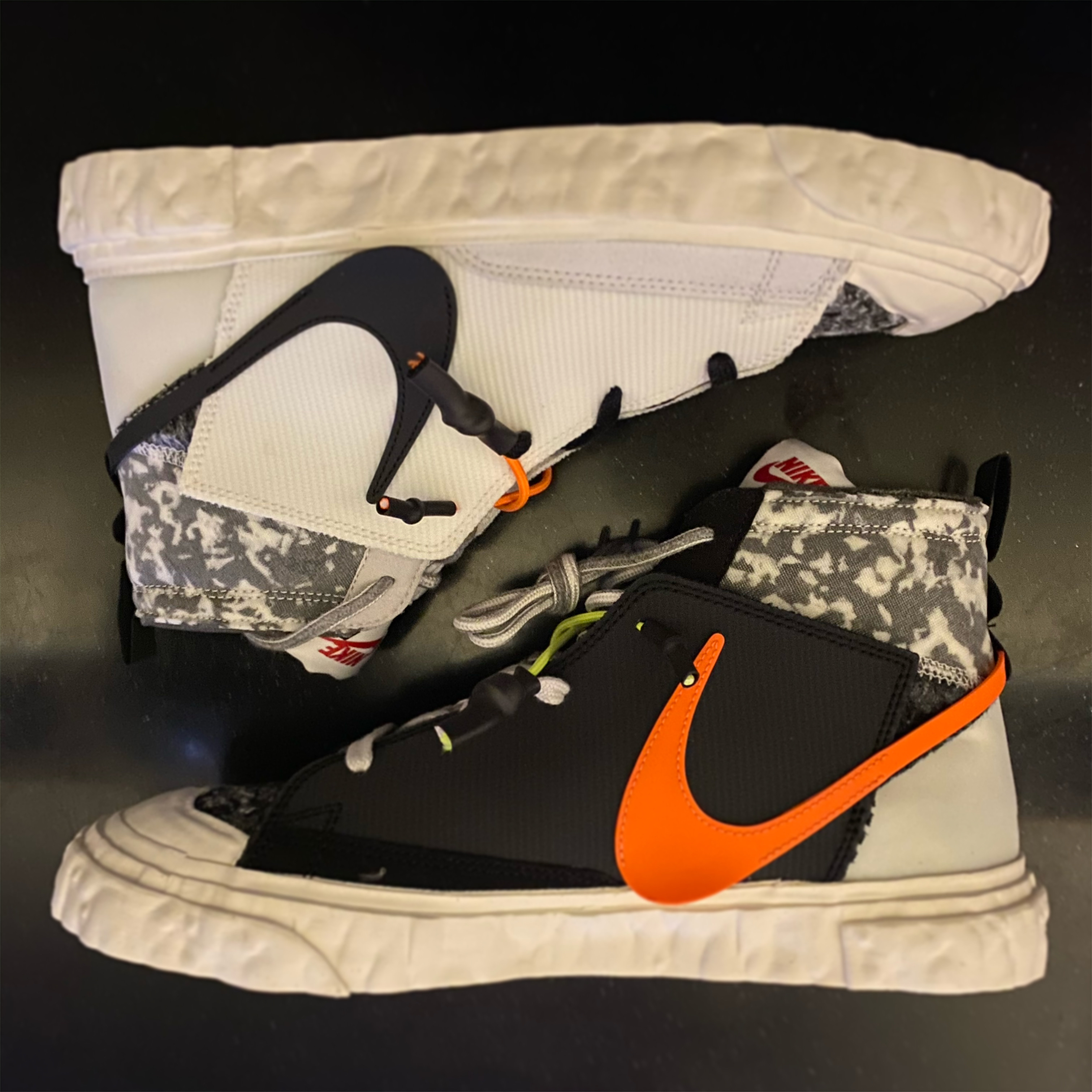 Nike x Readymade Blazer Mid Black, Nike x Readymade Blazer Mid White 착용 스타일