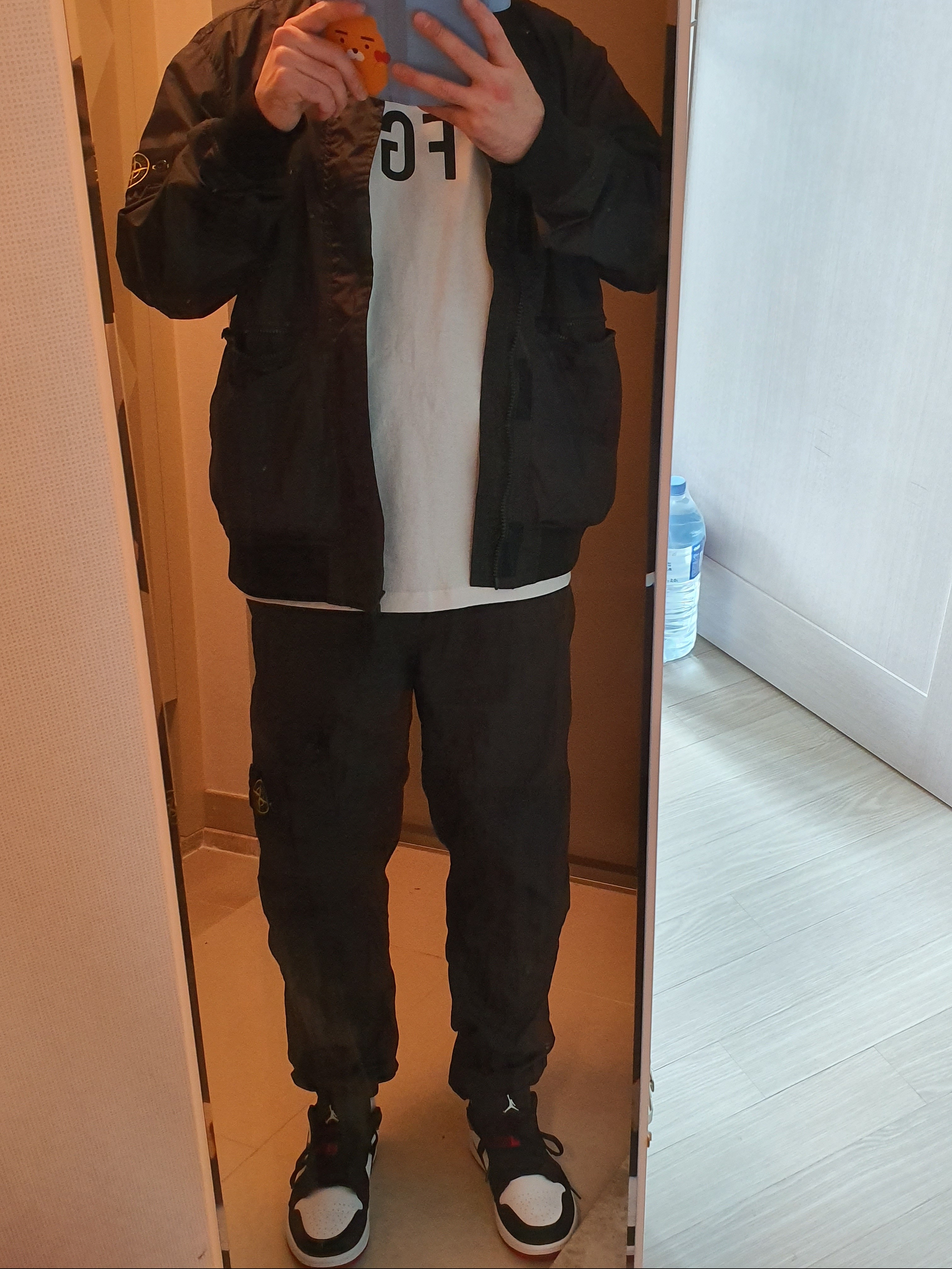 Jordan 1 Low Black Toe 착용 스타일