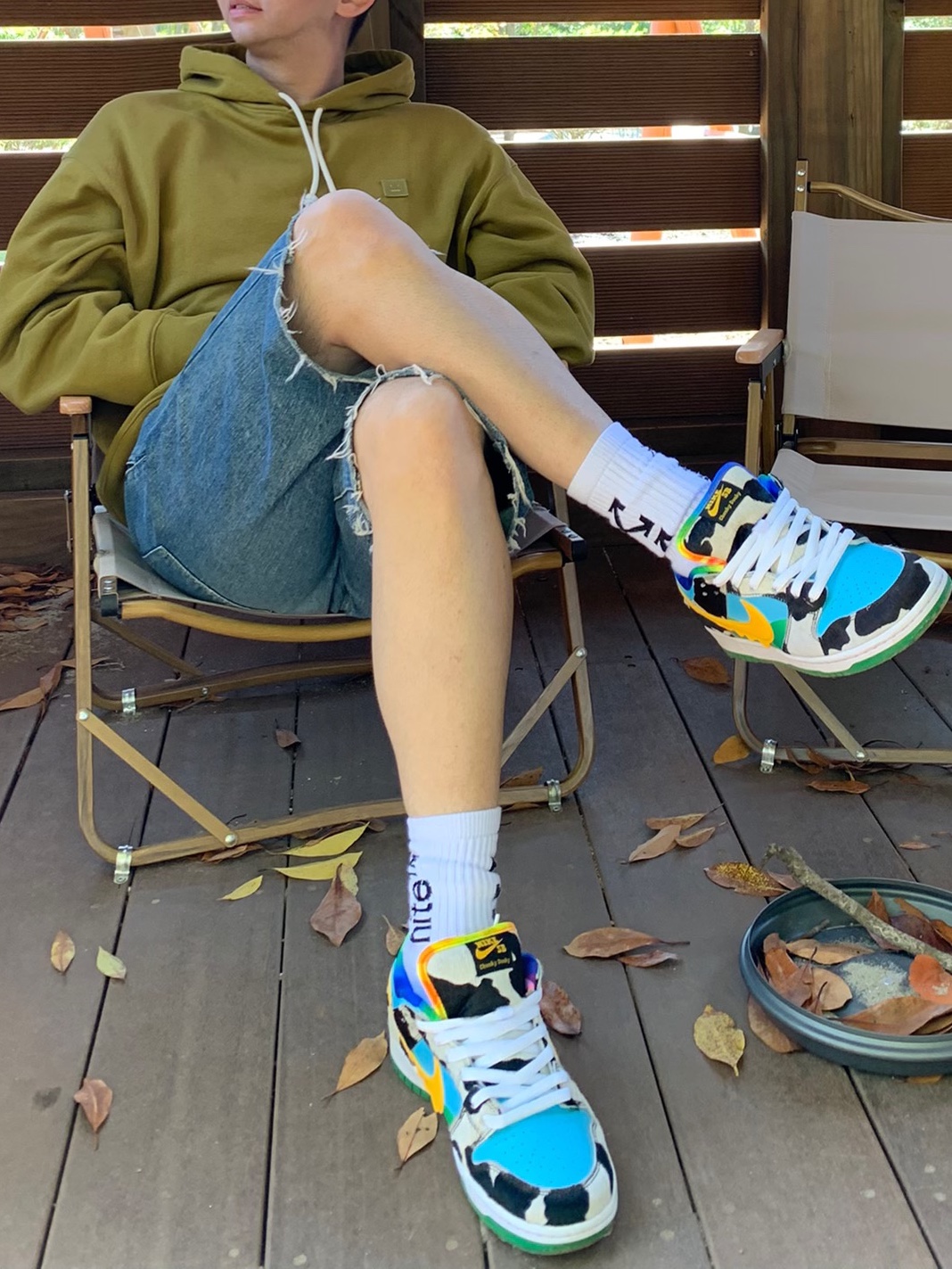 Nike x Ben & Jerry's SB Dunk Low Chunky Dunky, Nike x Ben & Jerry's SB Dunk Low Chunky Dunky (Special Box) 착용 스타일