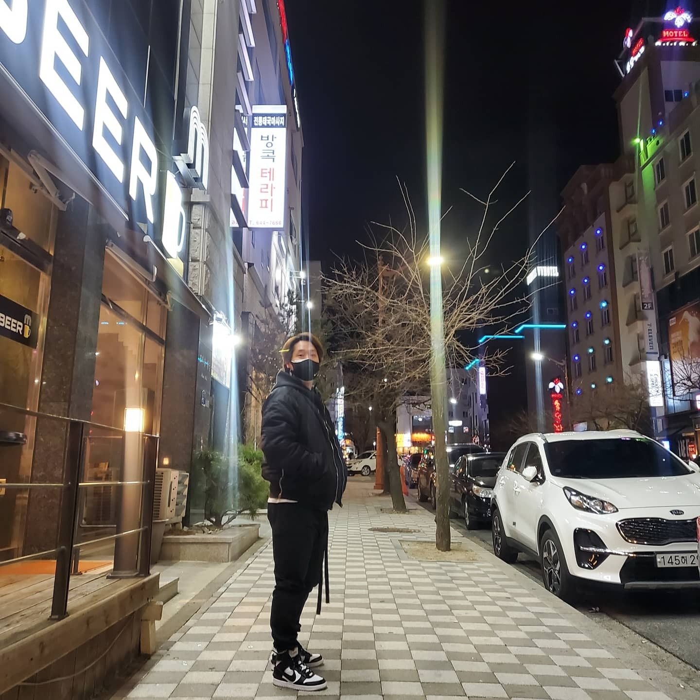 Nike x Ambush Dunk High Black 착용 스타일