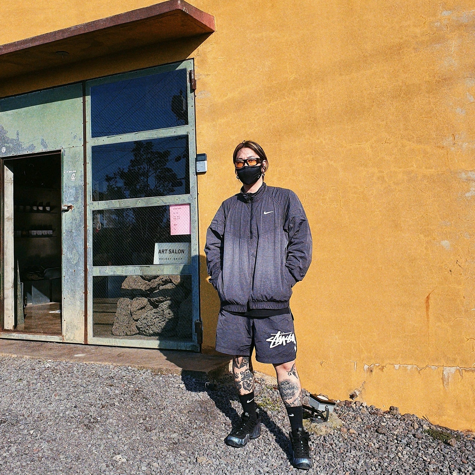 Nike Air Foamposite One Abalone, Nike x Stussy Windrunner Jacket Off Noir 착용 스타일