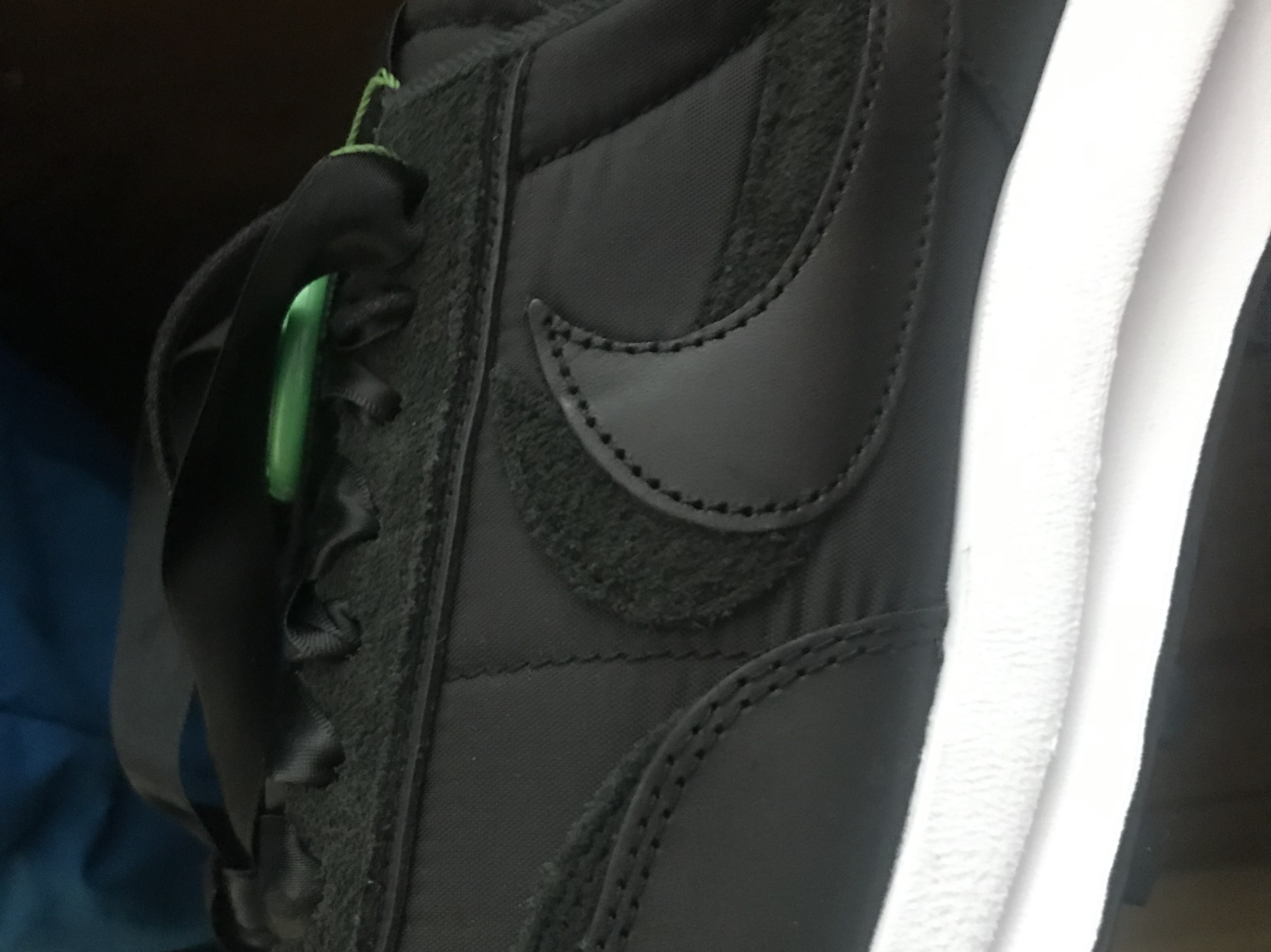 Nike x Sacai LDWaffle Black Nylon 착용 스타일 - 1