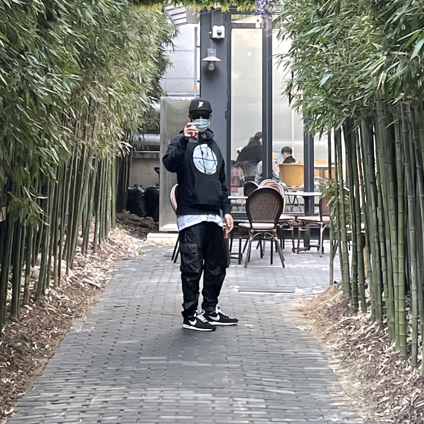 Nike x Undercover Daybreak Black 착용 스타일