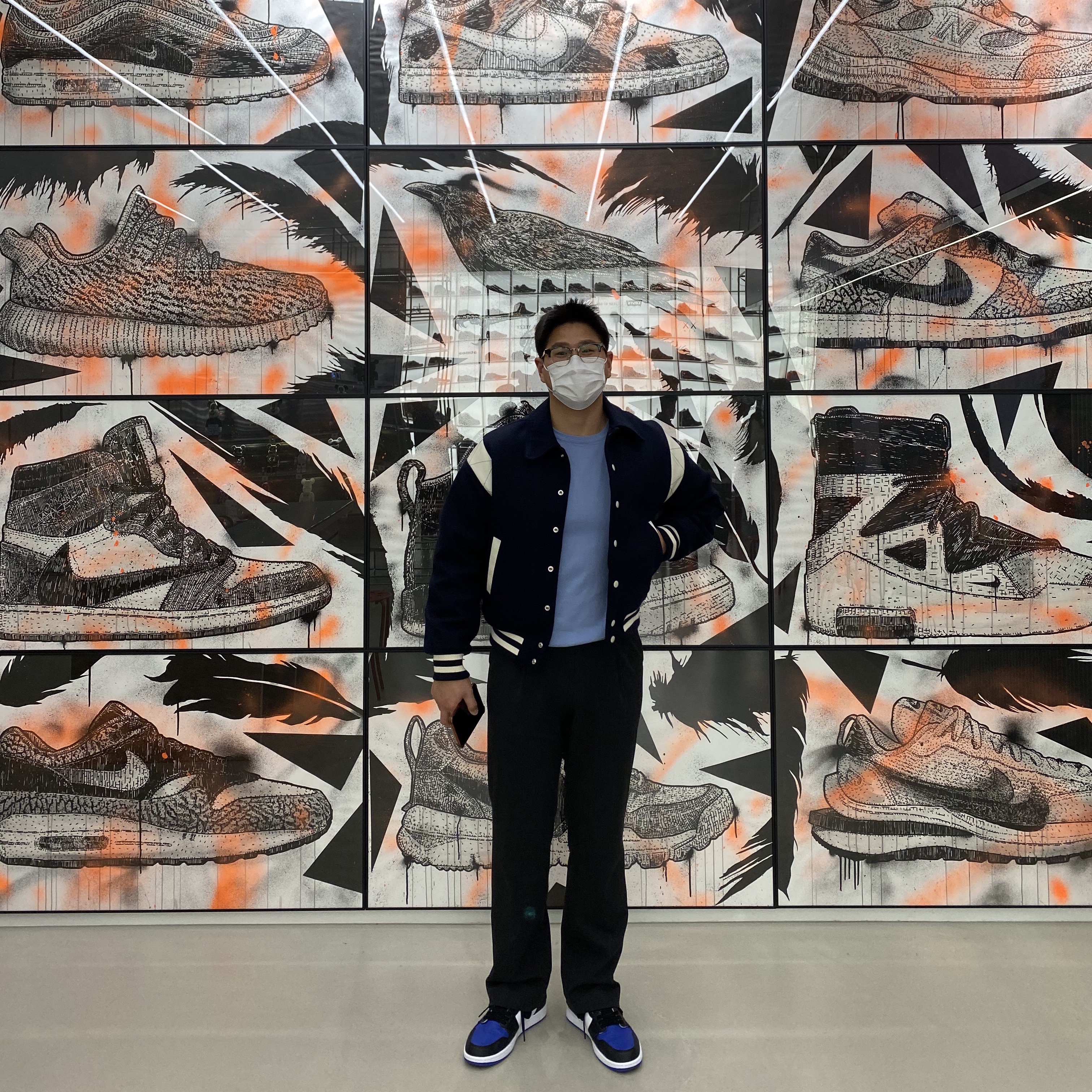 Jordan 1 Retro High OG Royal Toe 착용 스타일
