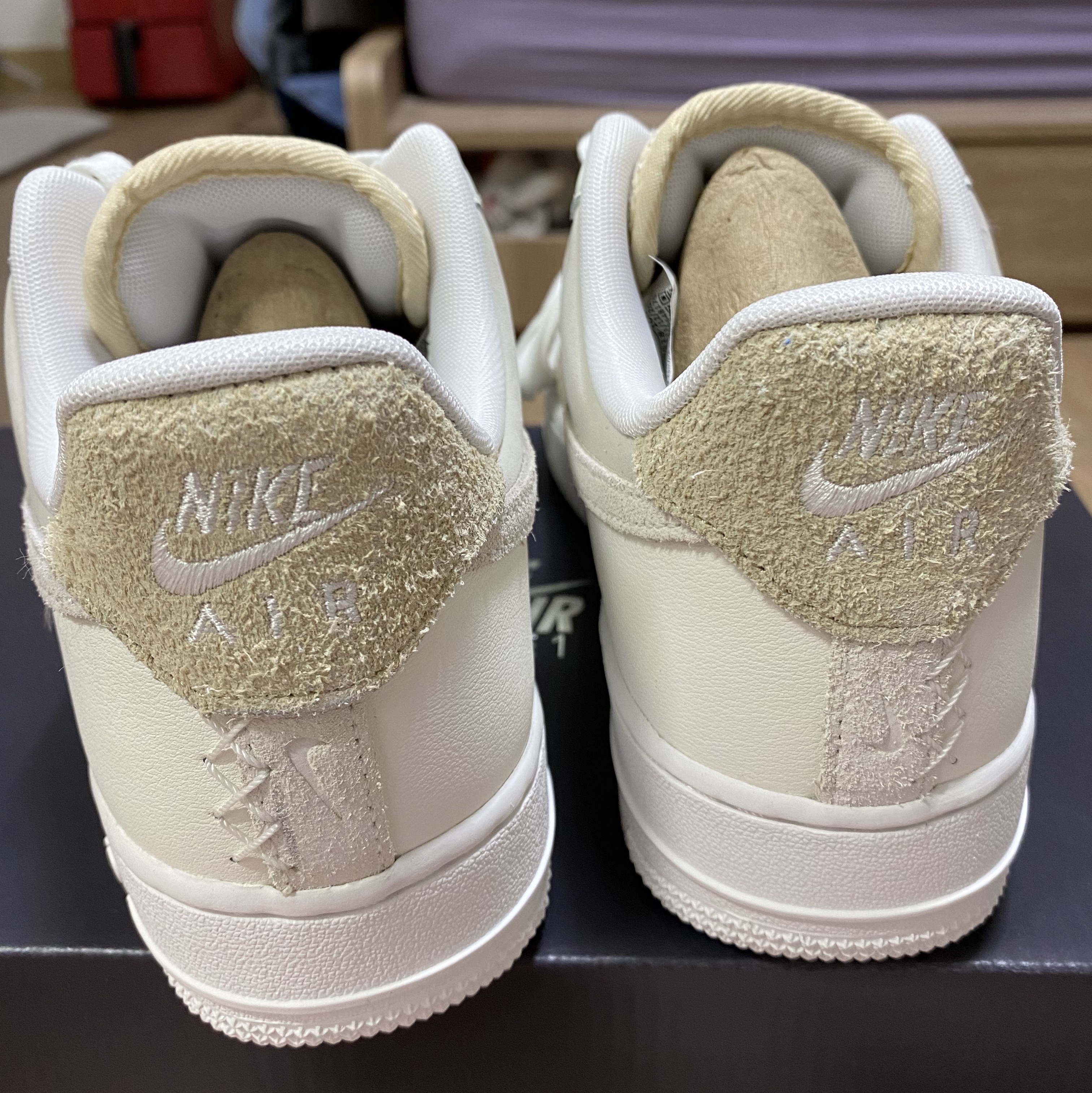 (W) Nike Air Force 1 '07 Coconut Milk 착용 스타일 - 2