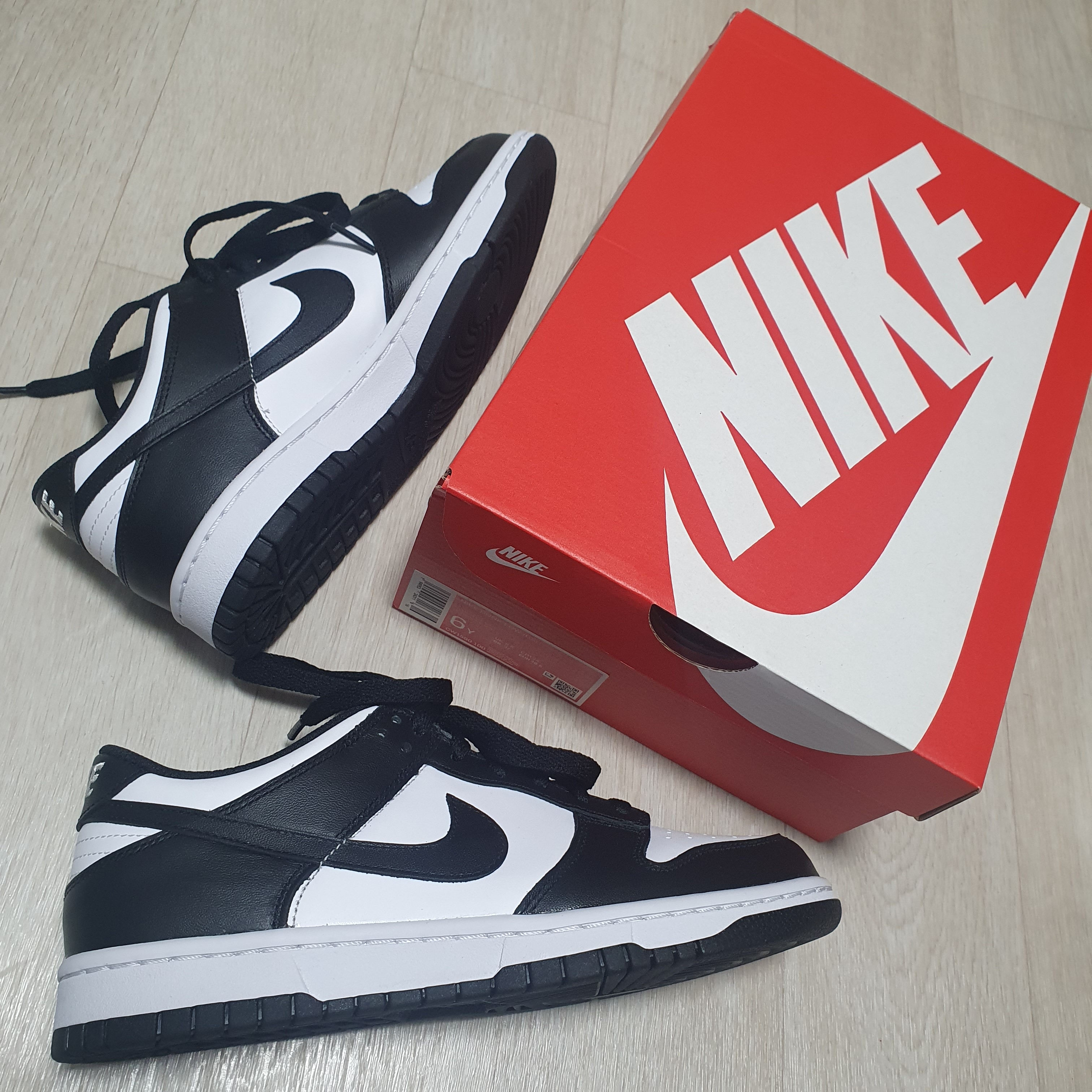 (GS) Nike Dunk Low Black, (W) Nike Dunk Low Black 착용 스타일 - 3