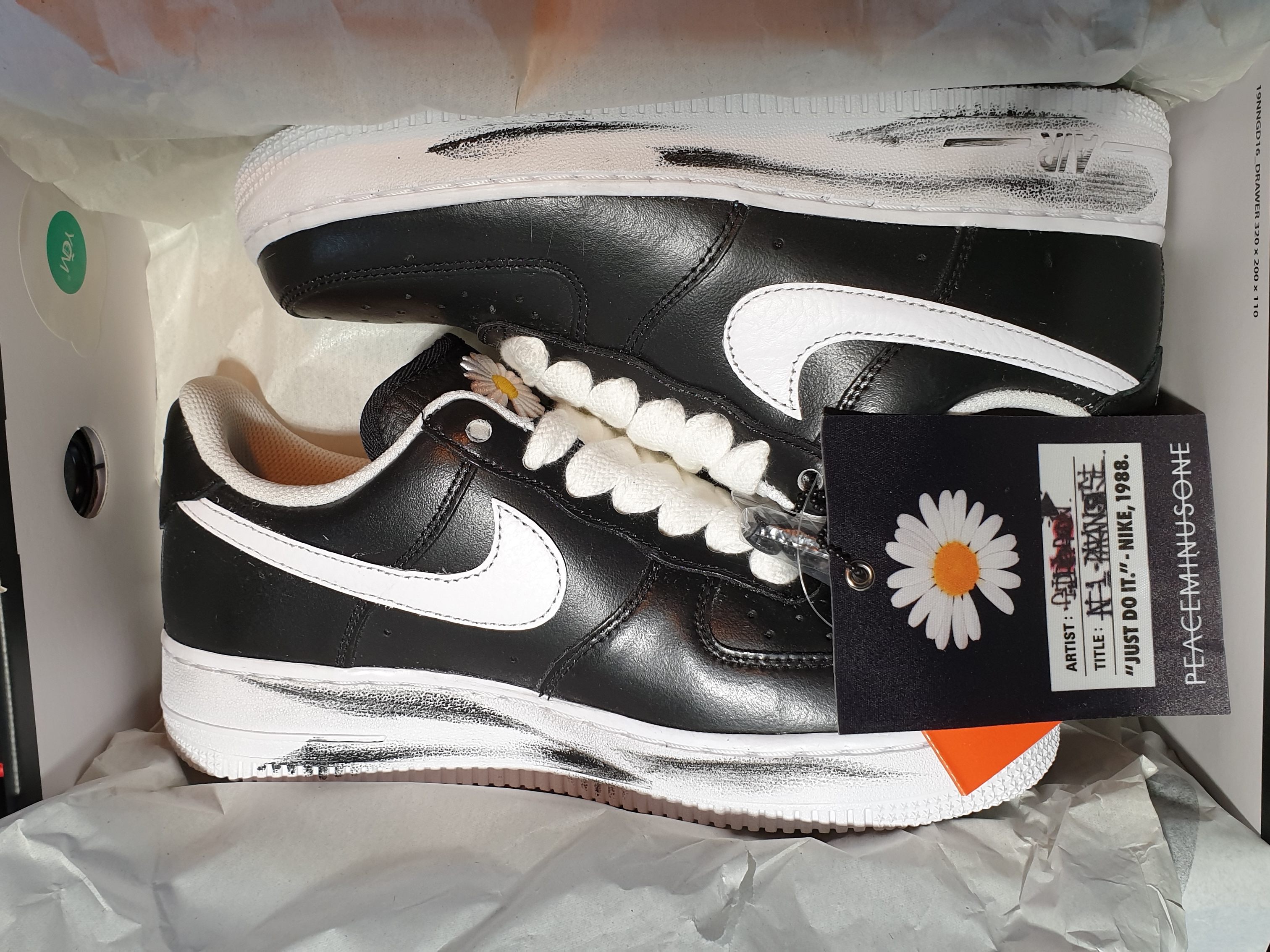 Nike x Peaceminusone Air Force 1 Low Para-Noise 착용 스타일 - 3