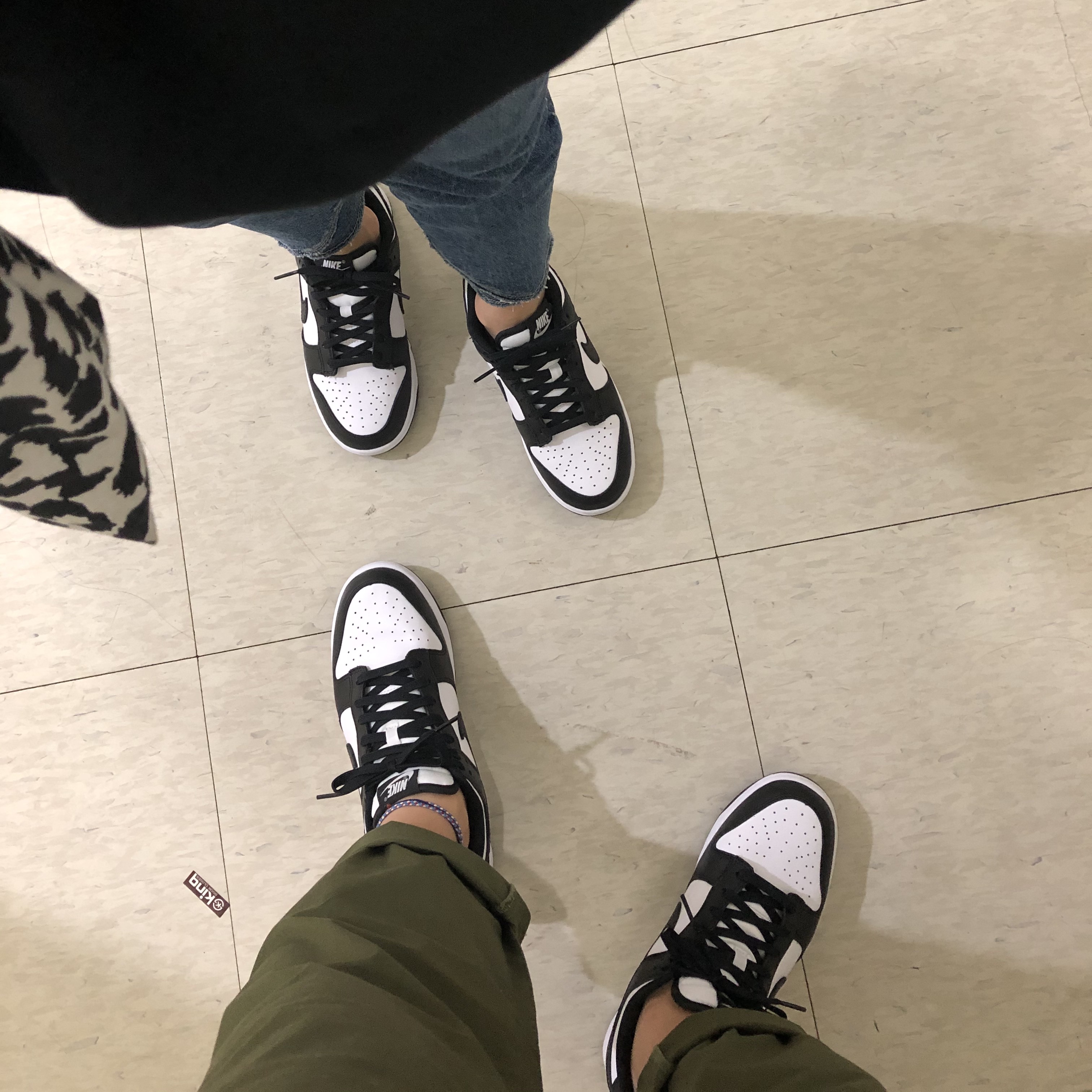 (W) Nike Dunk Low Black, Nike Dunk Low Retro Black 착용 스타일
