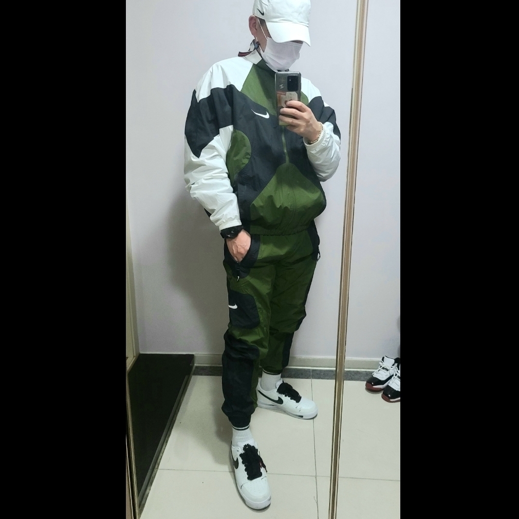 Nike x Peaceminusone Air Force 1 Low Para-Noise 2.0, Jordan 11 Retro Low Concord Bred 착용 스타일