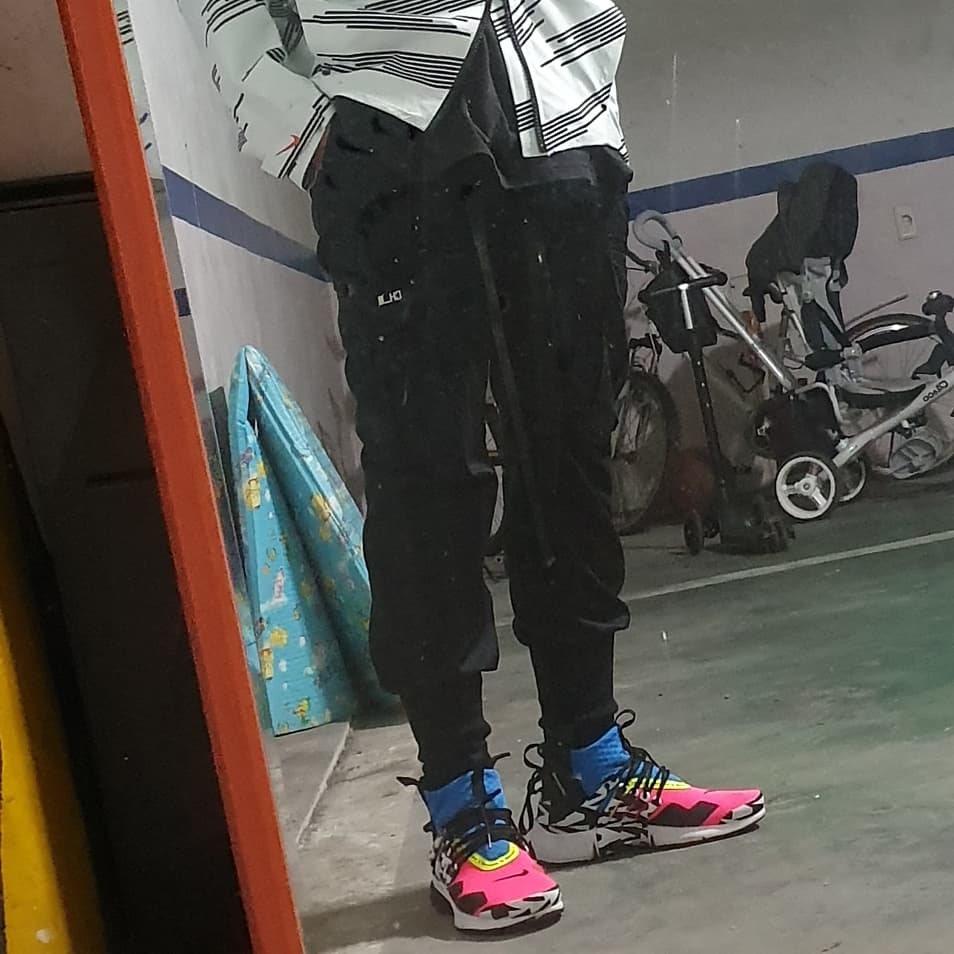 Nike x Acronym Air Presto Mid Racer Pink 착용 스타일 - 1