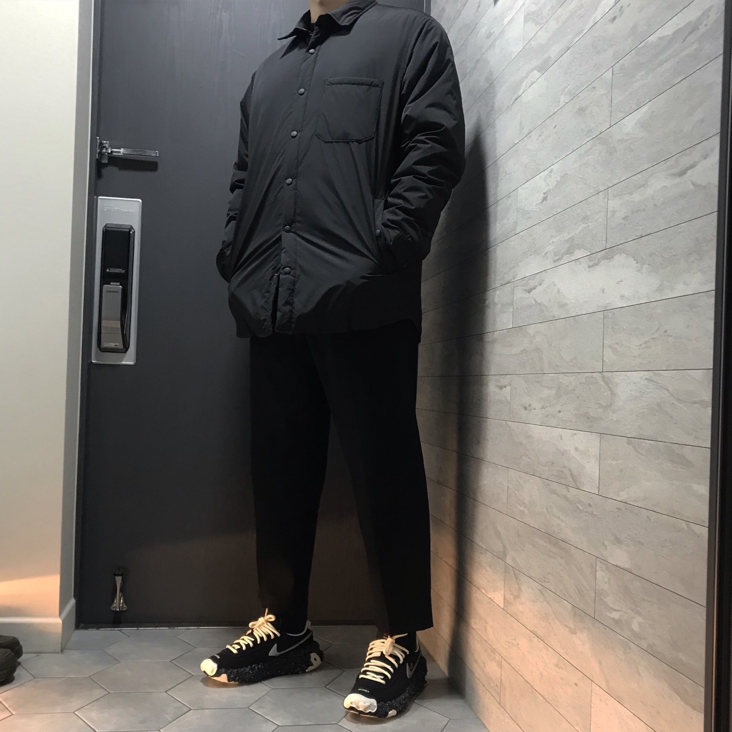 Nike x Undercover Overbreak SP Black 착용 스타일 - 1