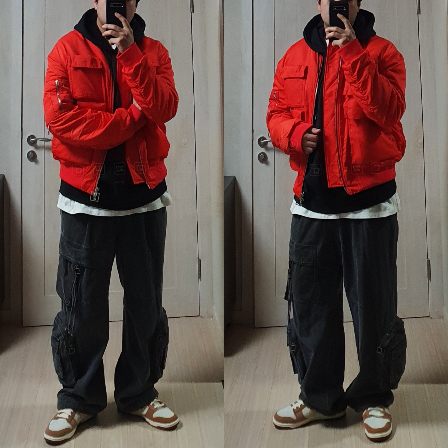 Nike Dunk Low Pro Premium Medium Curry 착용 스타일 - 2