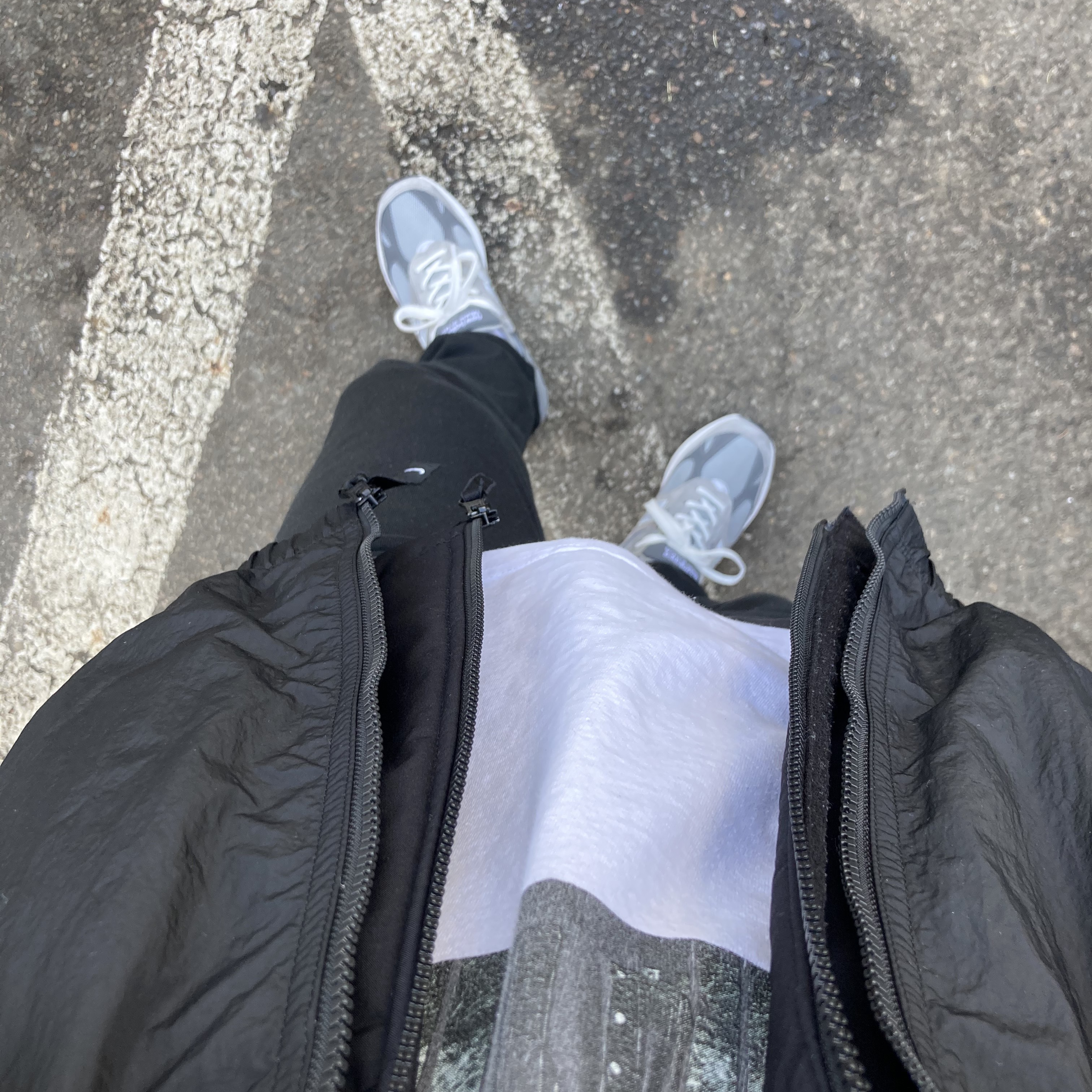 (W) New Balance 993 Made in USA Grey - B Standard, Nike M NRG Track Jacket Black 착용 스타일