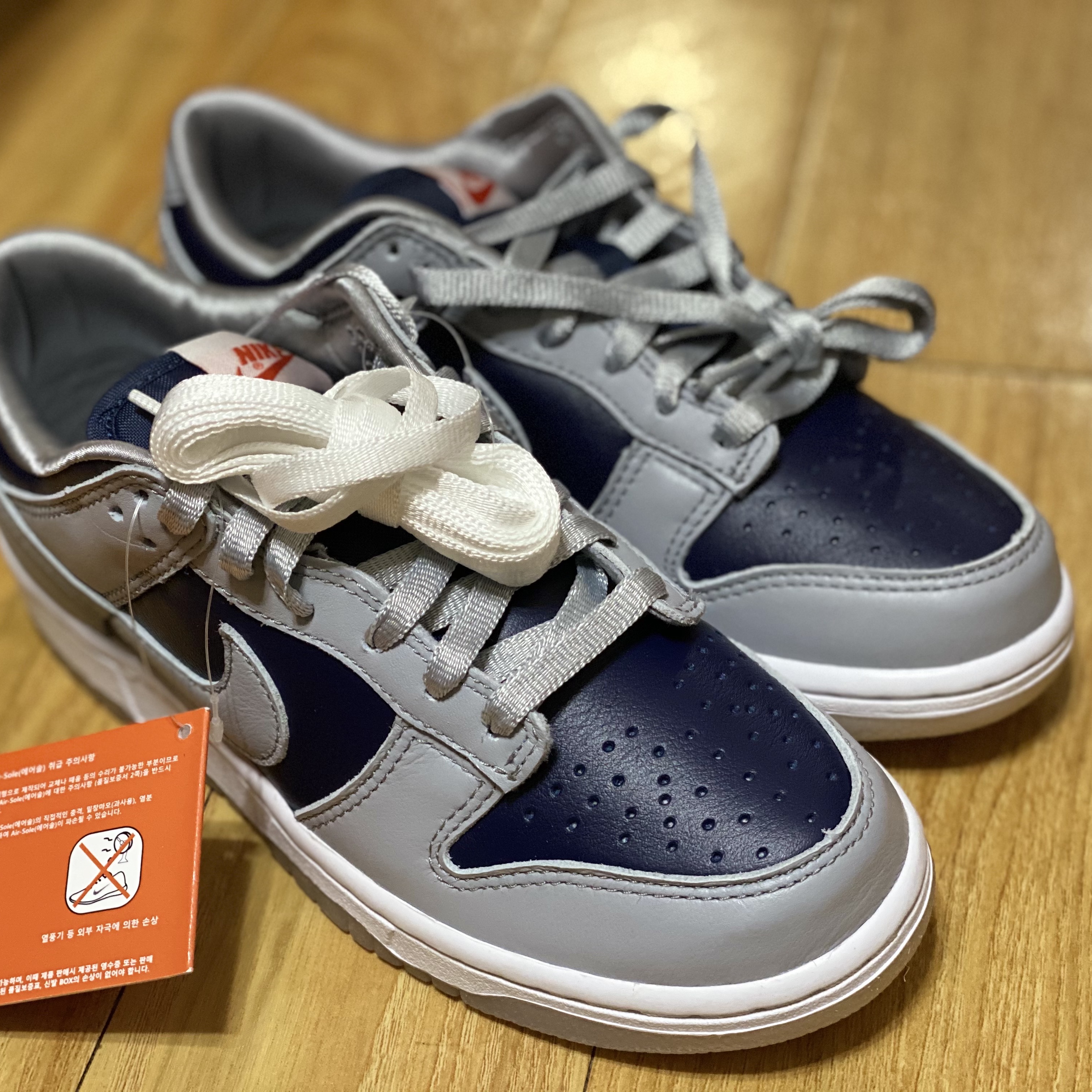 (W) Nike Dunk Low SP College Navy 착용 스타일