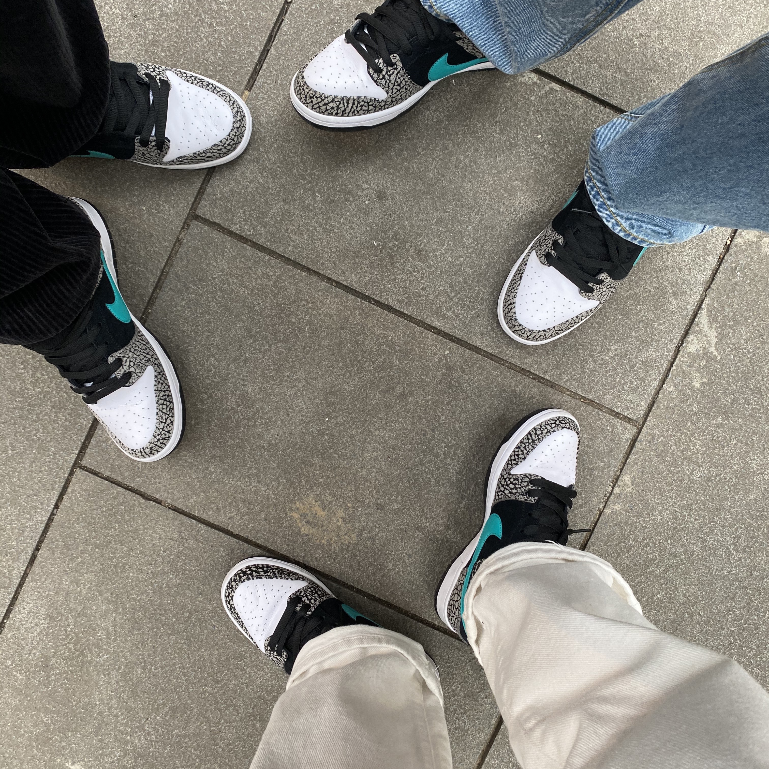 Nike SB Dunk Low Pro Clear Jade 착용 스타일 - 1