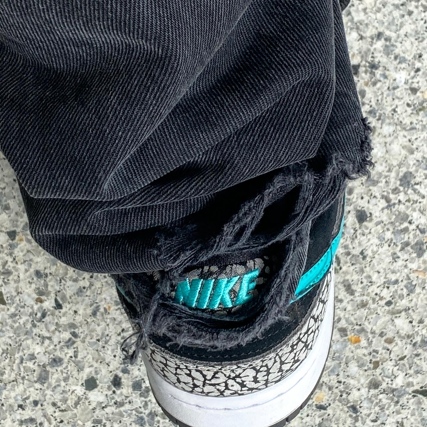 Nike SB Dunk Low Pro Clear Jade 착용 스타일 - 2