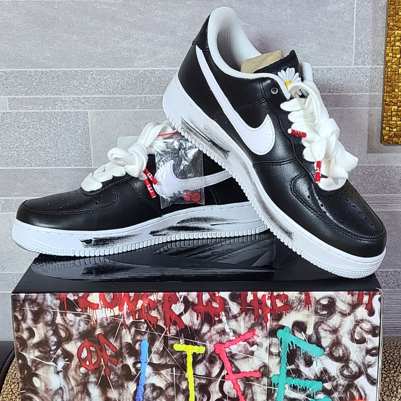 Nike x Peaceminusone Air Force 1 Low Para-Noise 착용 스타일 - 1
