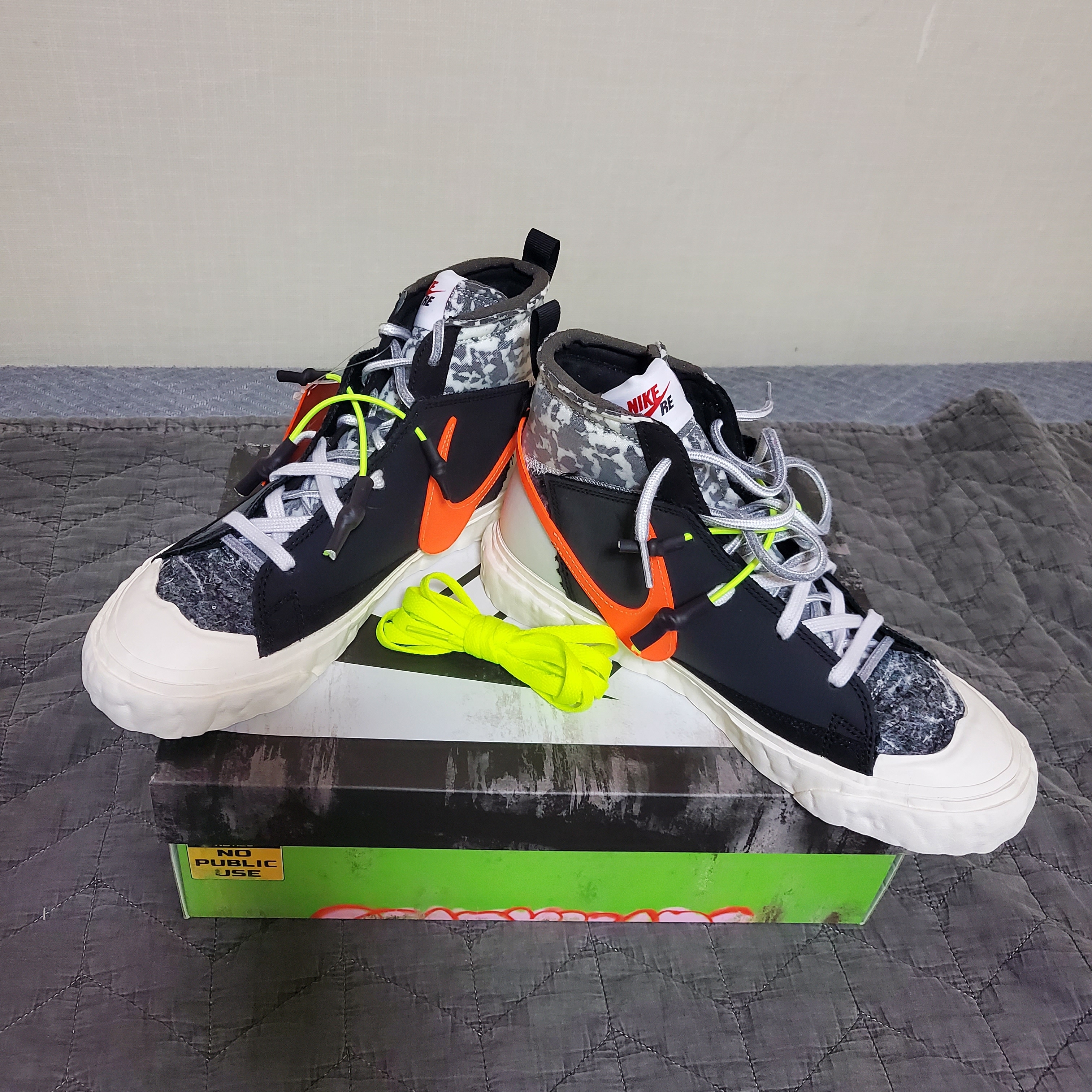 Nike x Readymade Blazer Mid Black 착용 스타일