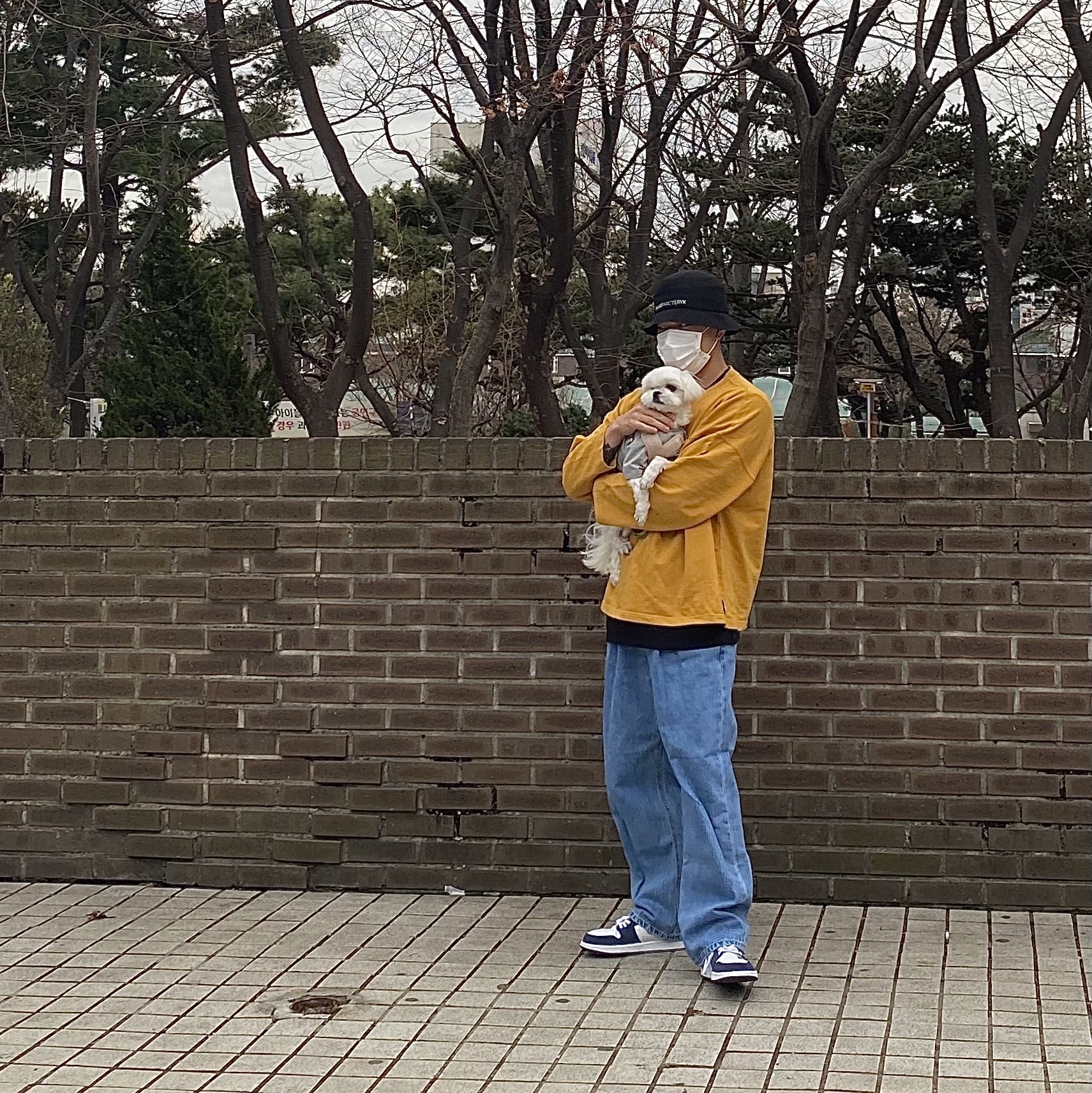 Jordan 1 Retro High OG CO.JP Midnight Navy, Palace x Arc'teryx Sinsolo Hat Black - 20FW 착용 스타일 - 1