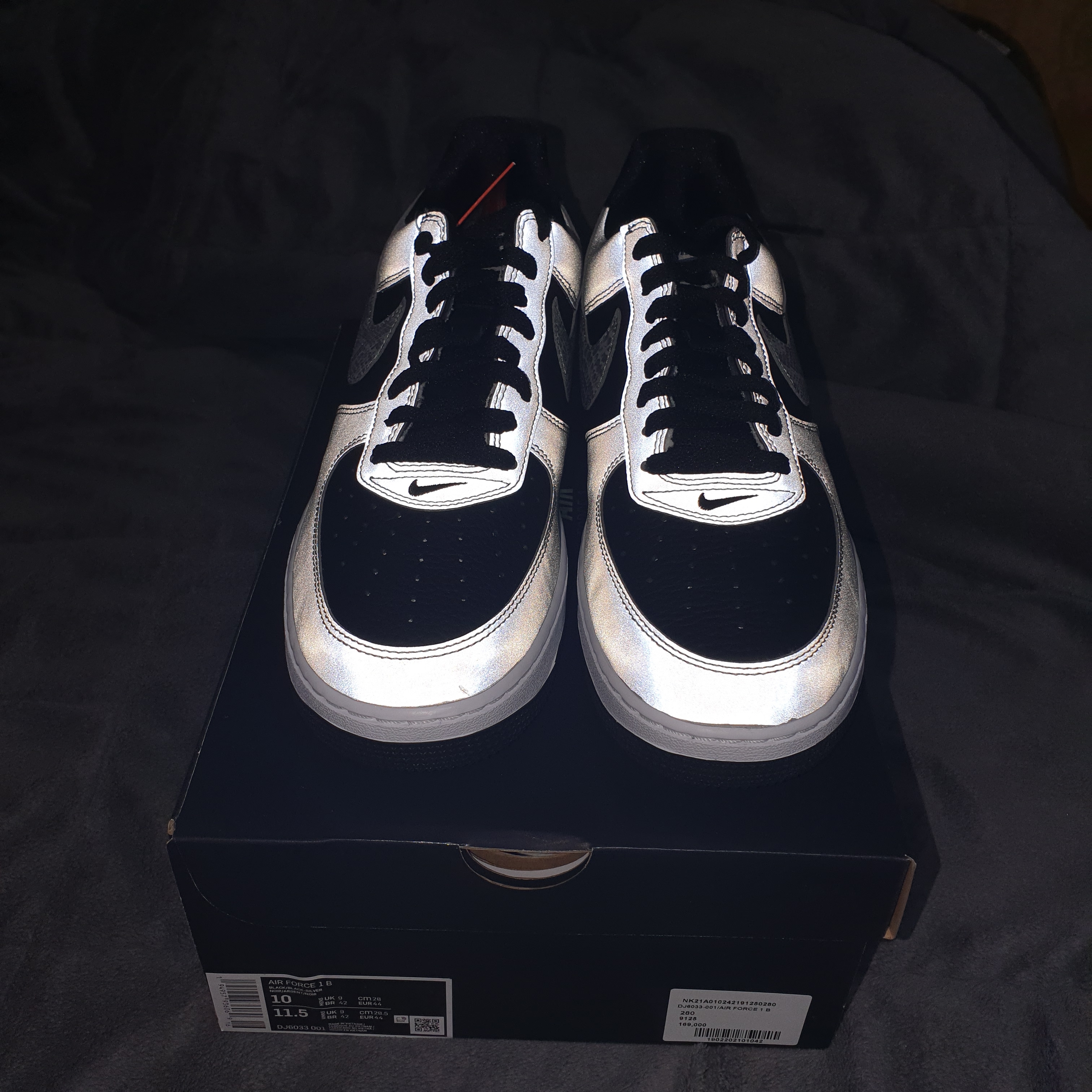 Nike Dunk Low Retro Hyper Cobalt, Nike Air More Uptempo Rayguns 착용 스타일 - 5