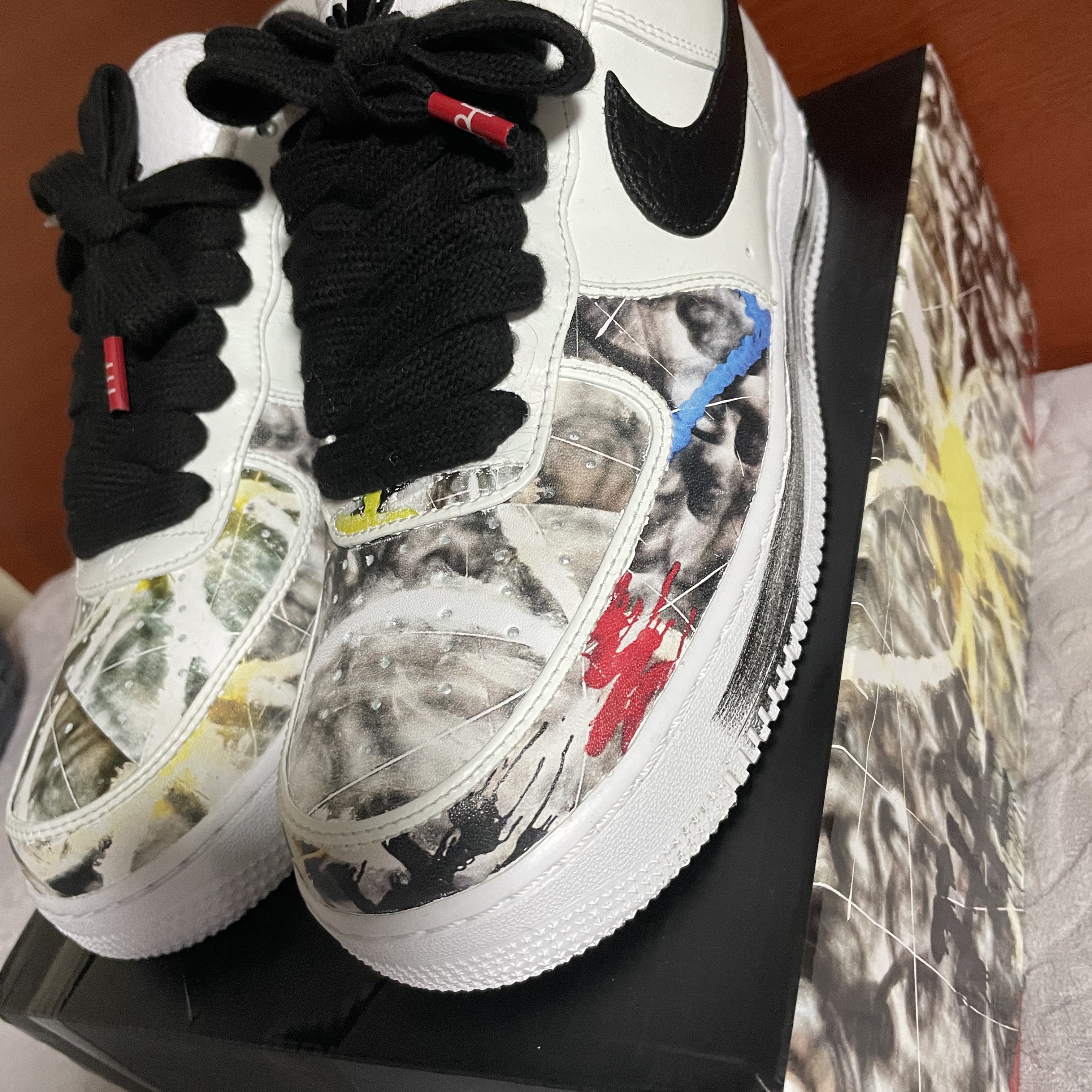 Nike x Peaceminusone Air Force 1 Low Para-Noise 2.0 착용 스타일 - 2