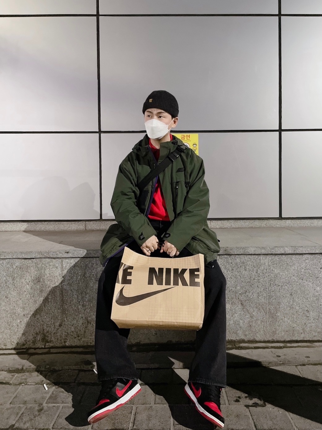 Nike SB Dunk Low Pro Bred 착용 스타일