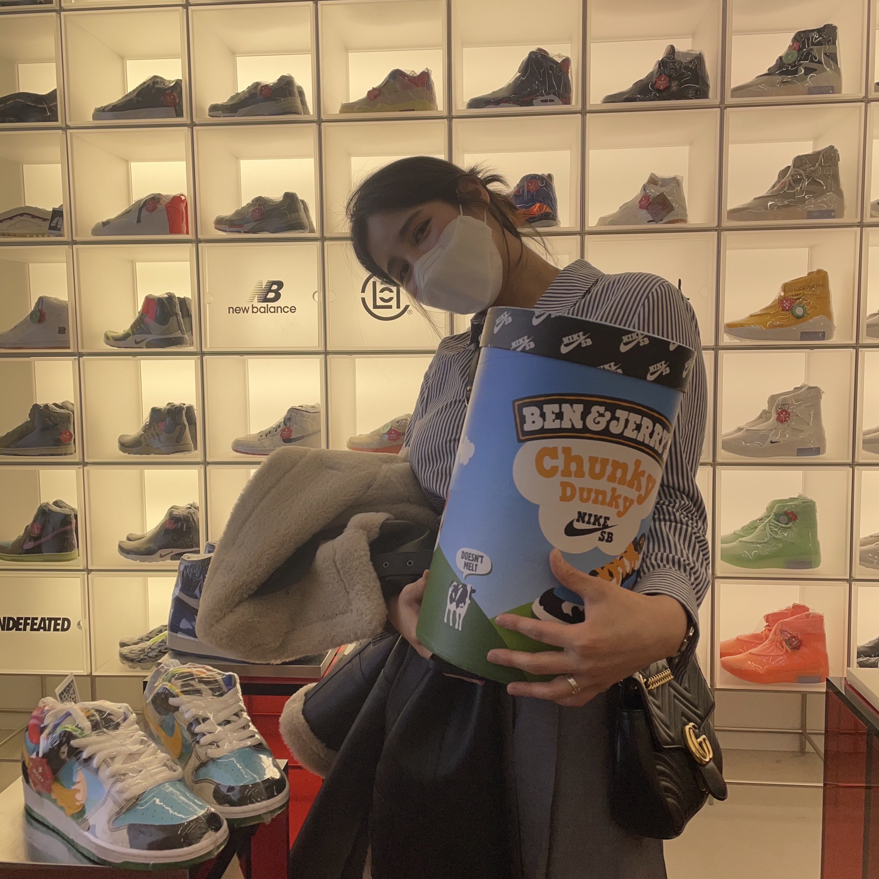 Nike x Ben & Jerry's SB Dunk Low Chunky Dunky 착용 스타일