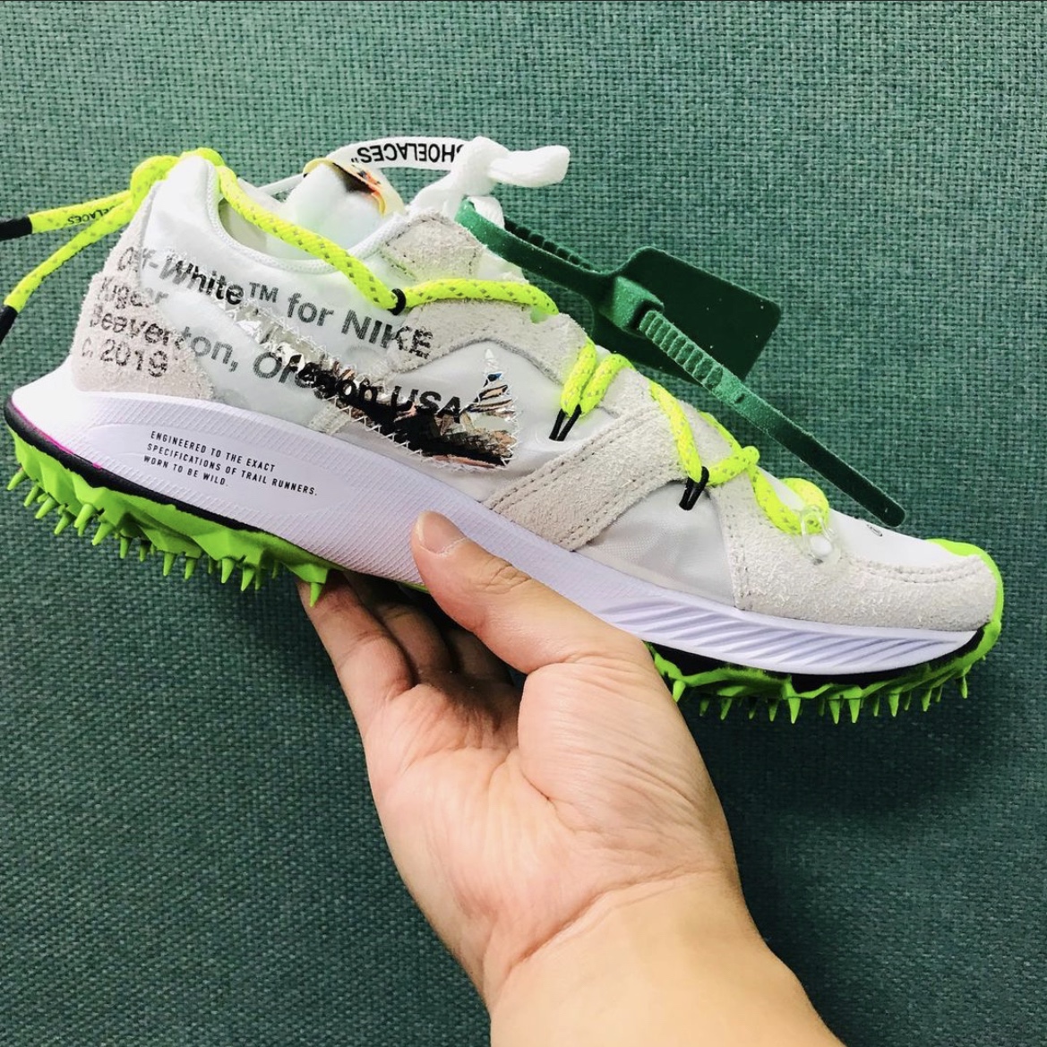 (W) Nike x Off-White Zoom Terra Kiger 5 White 착용 스타일 - 2