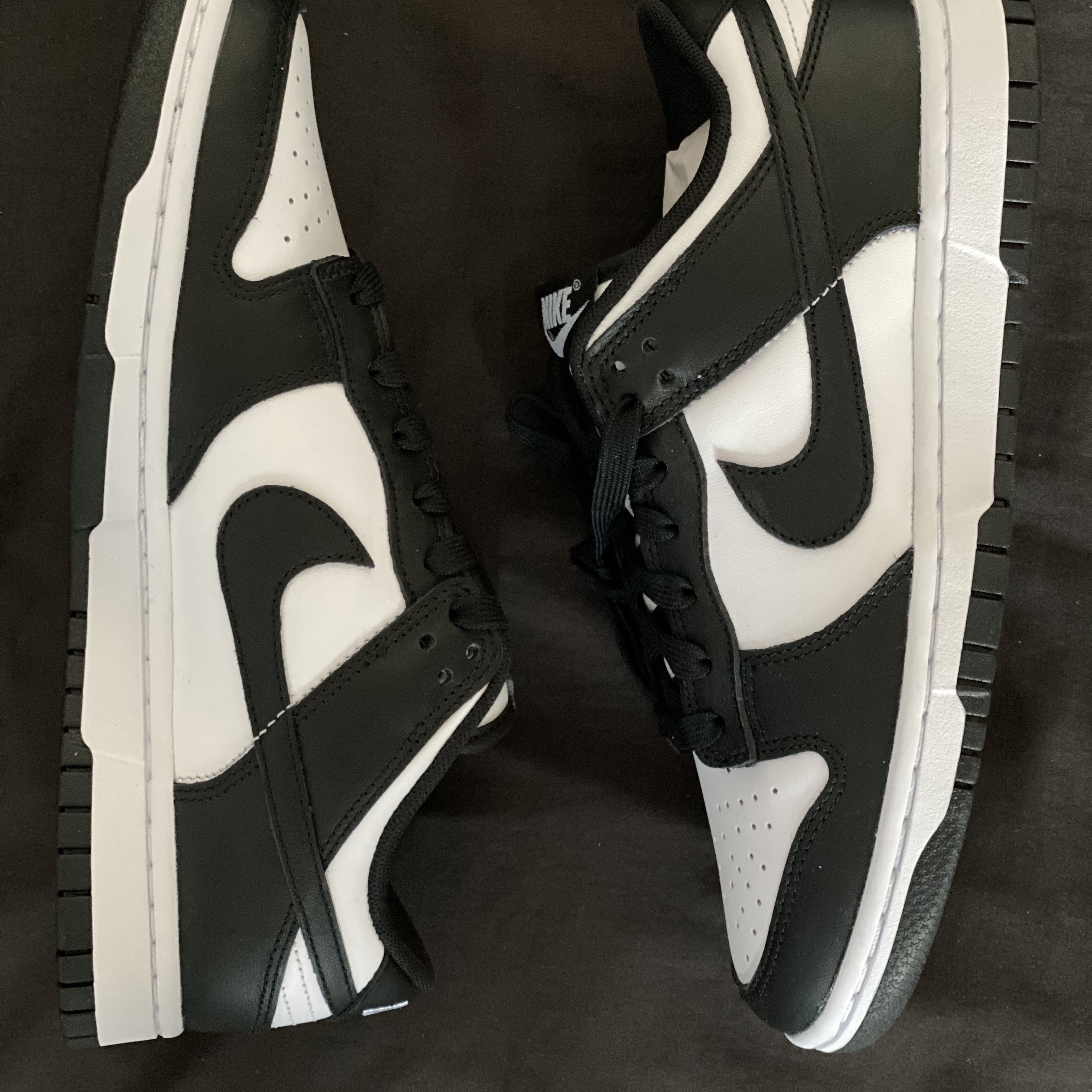 Nike Dunk Low Retro Black, (W) Nike Dunk Low Black 착용 스타일 - 4