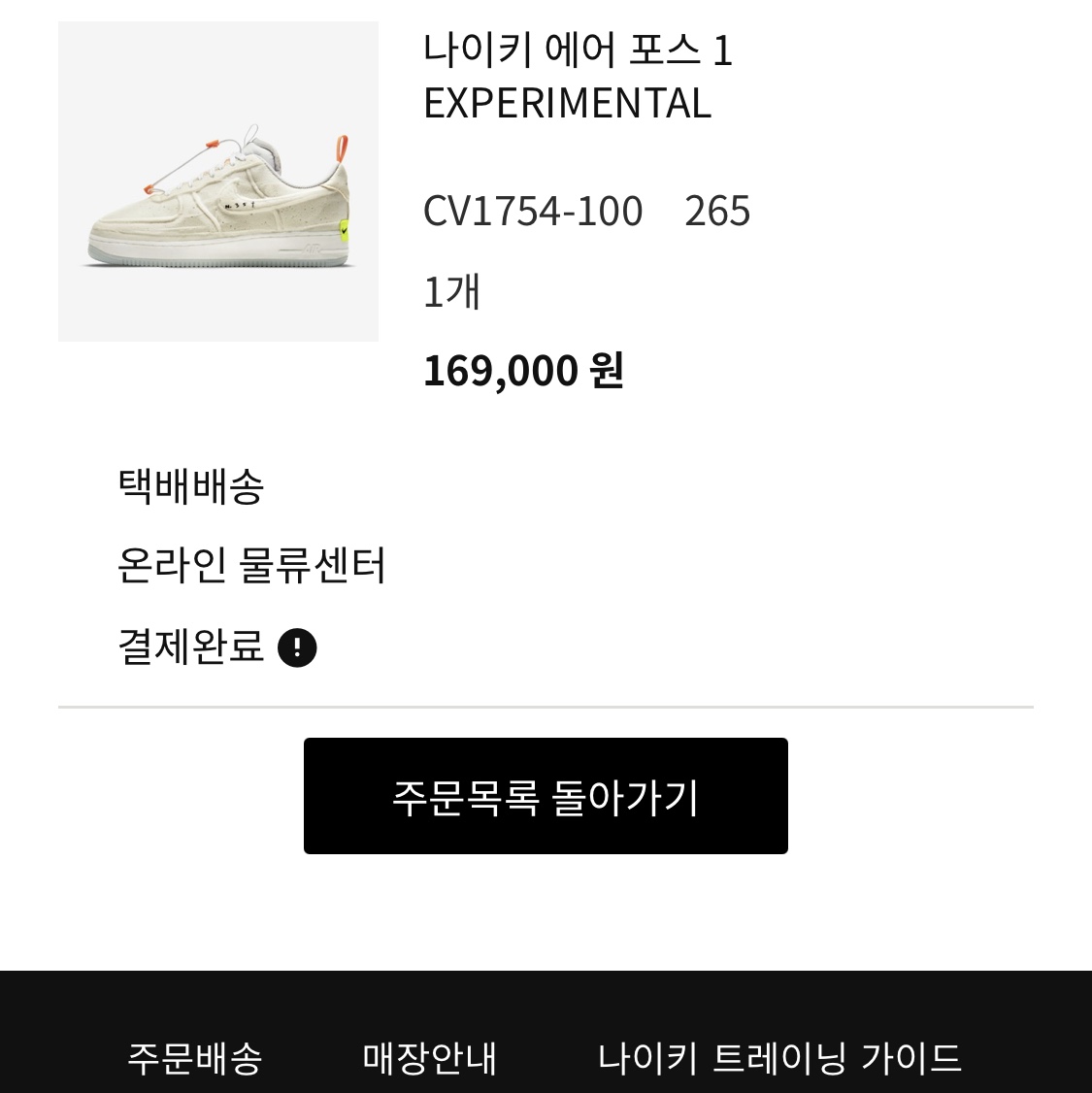 Nike Air Force 1 Experimental Sail 착용 스타일