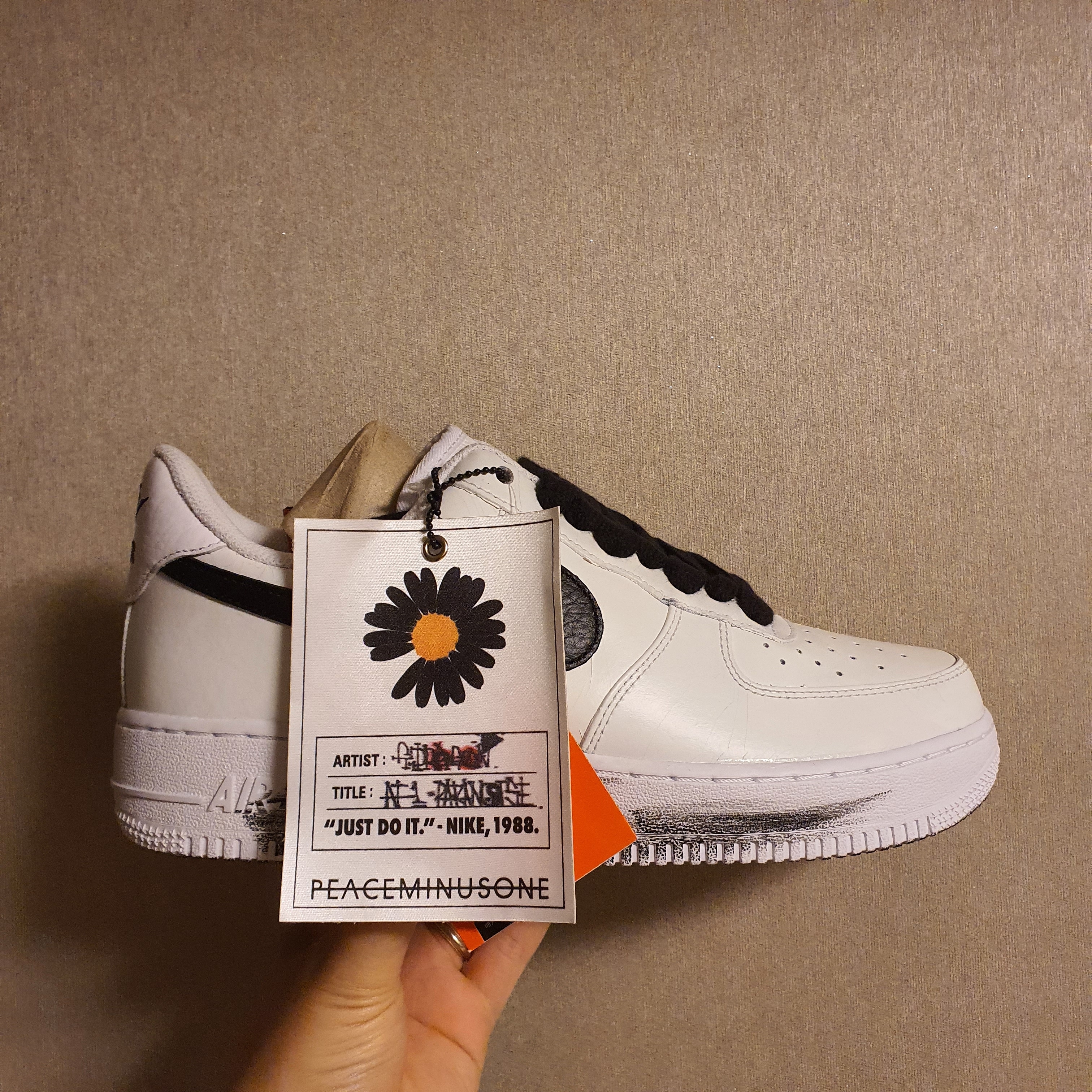 Nike x Peaceminusone Air Force 1 Low Para-Noise 2.0 착용 스타일