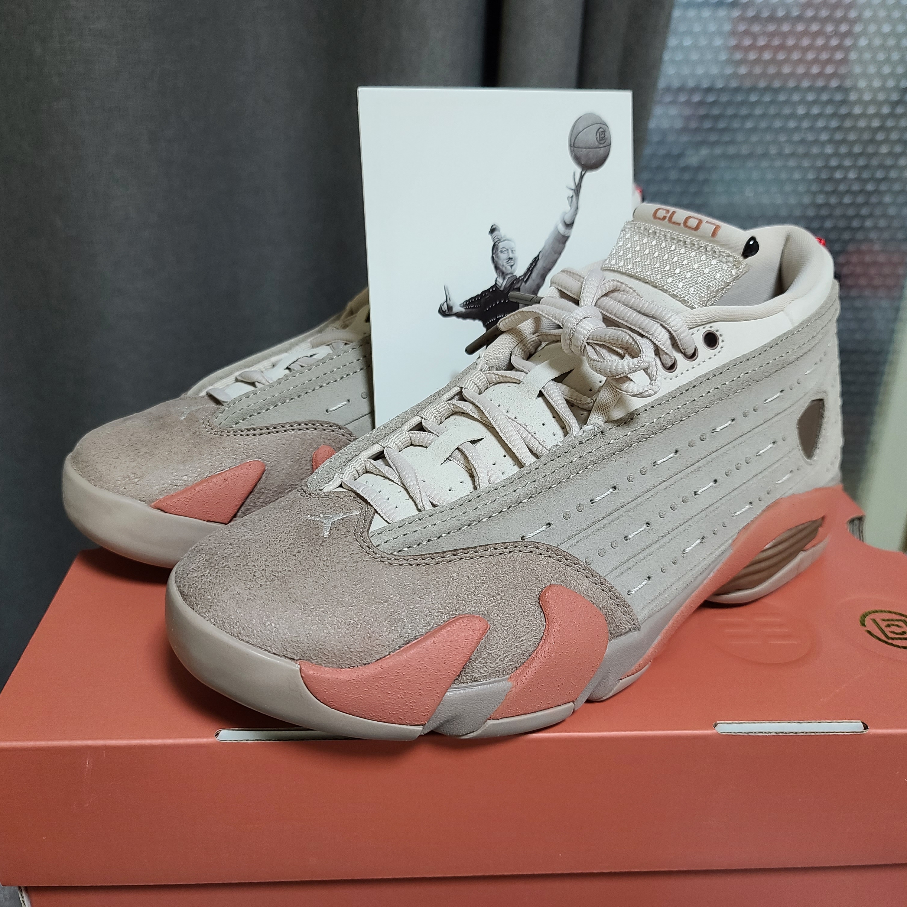Jordan 14 x Clot Retro Low Terracotta 착용 스타일