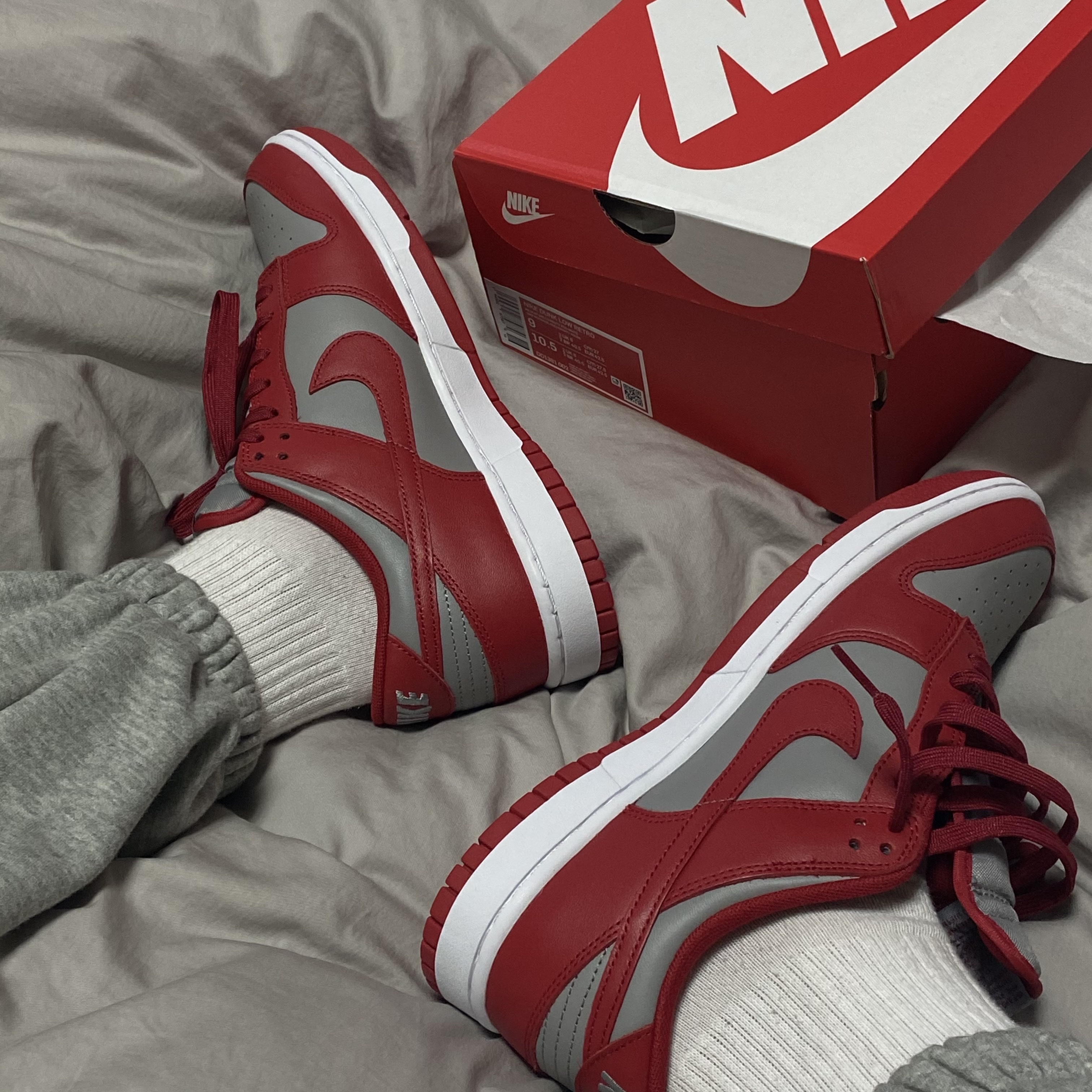 Nike Dunk Low Retro Medium Grey 착용 스타일