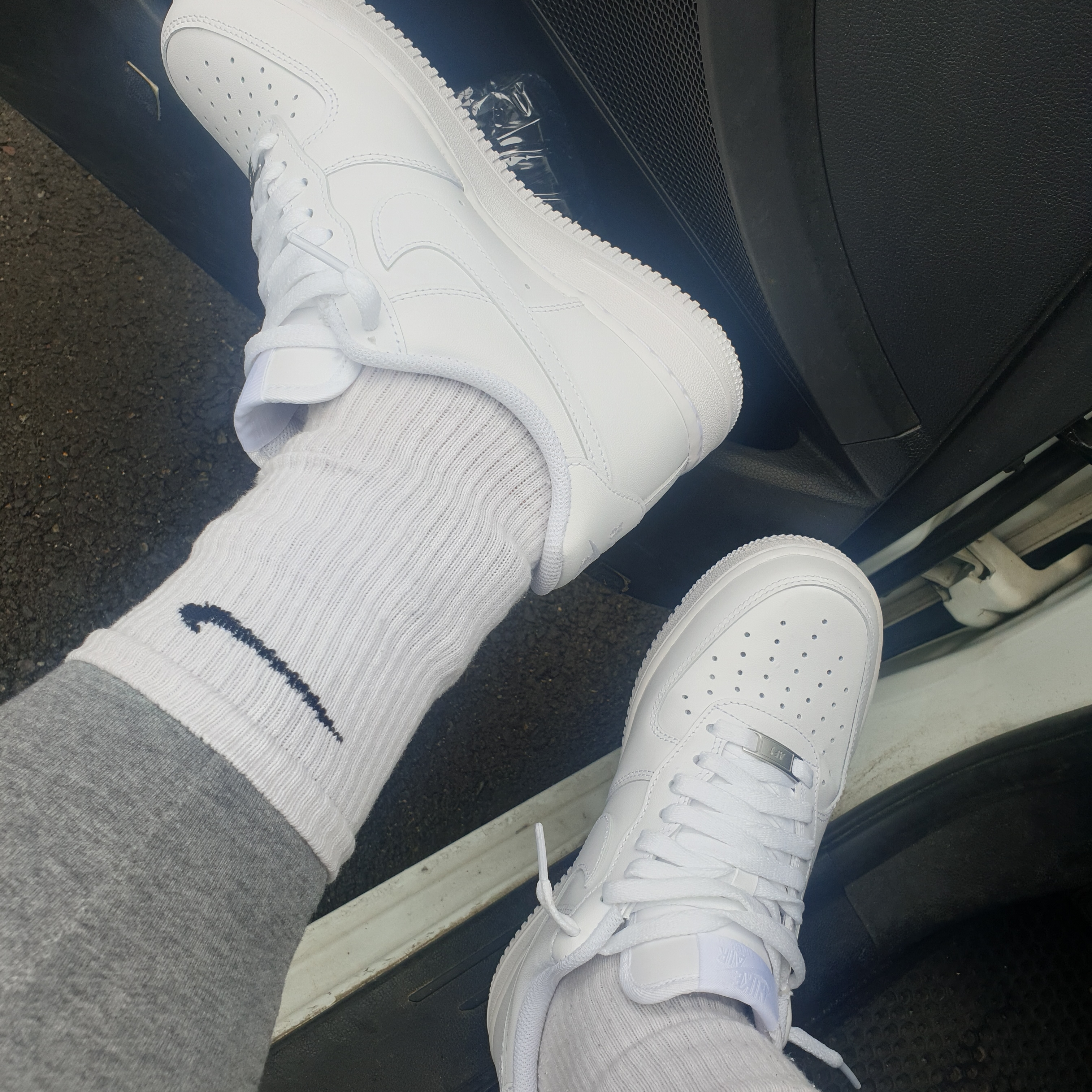 Nike Air Force 1 '07 Low White 착용 스타일