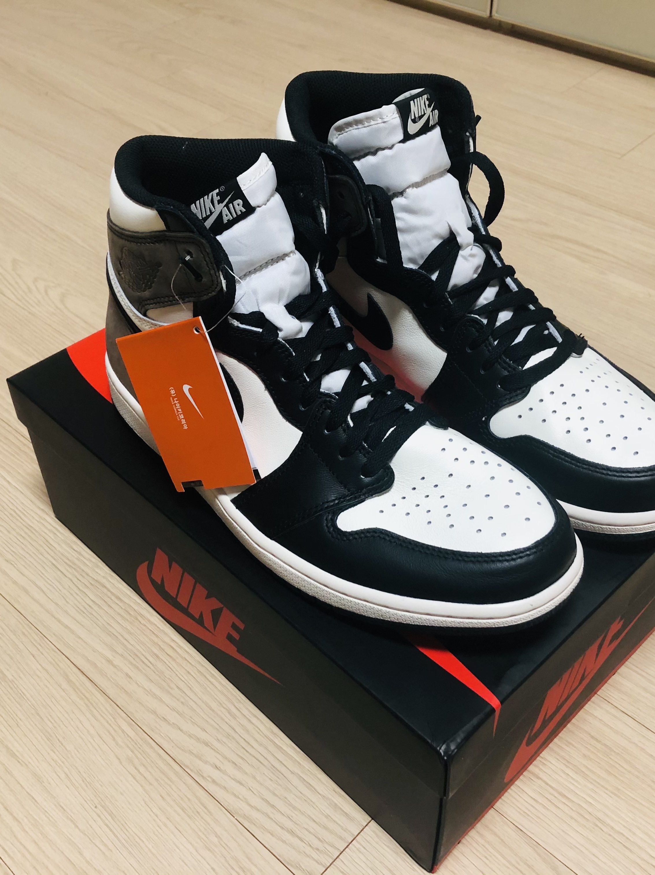Jordan 1 Retro High OG Black Mocha 착용 스타일