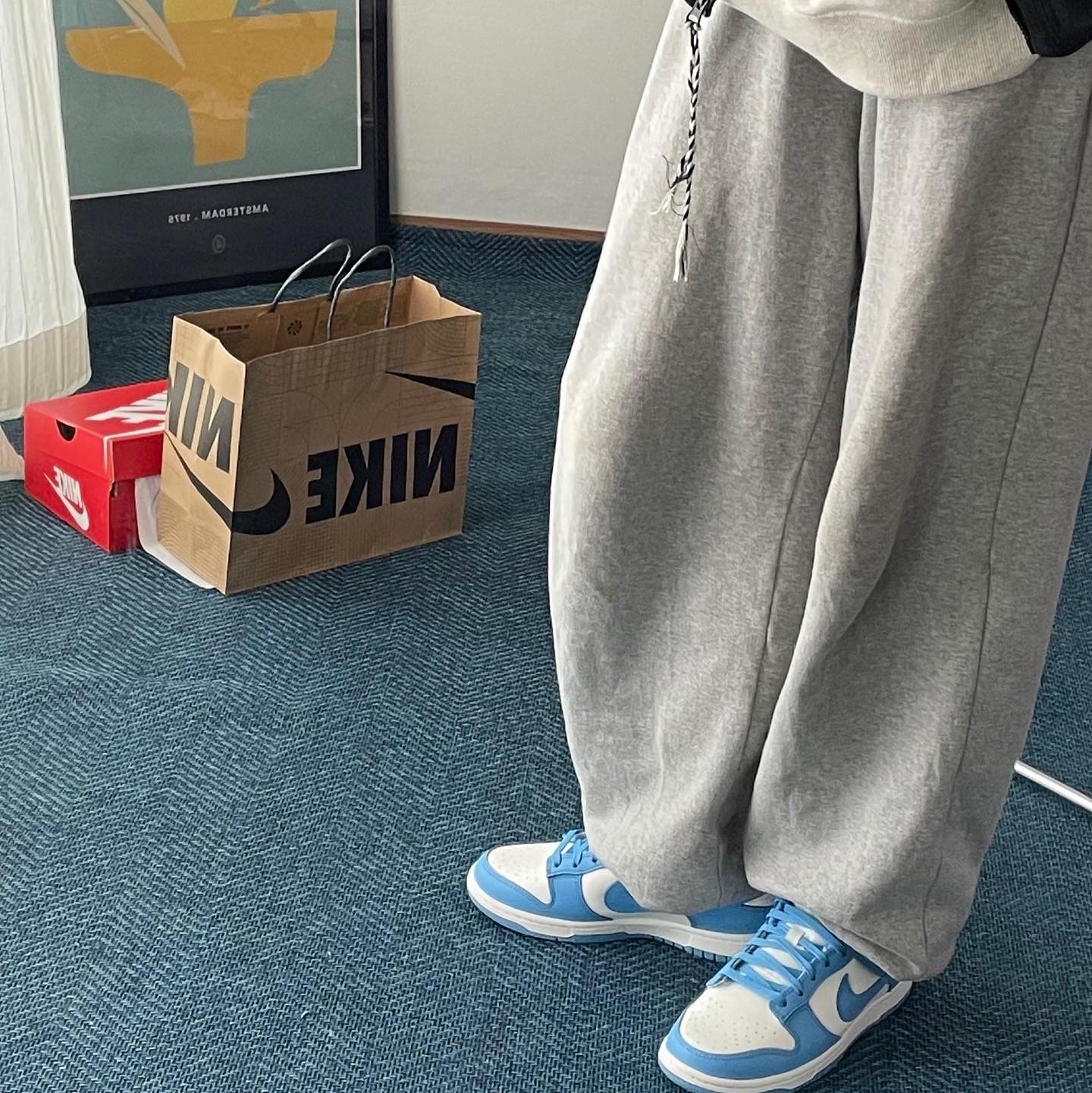 (W) Nike Dunk Low Coast 착용 스타일 - 3