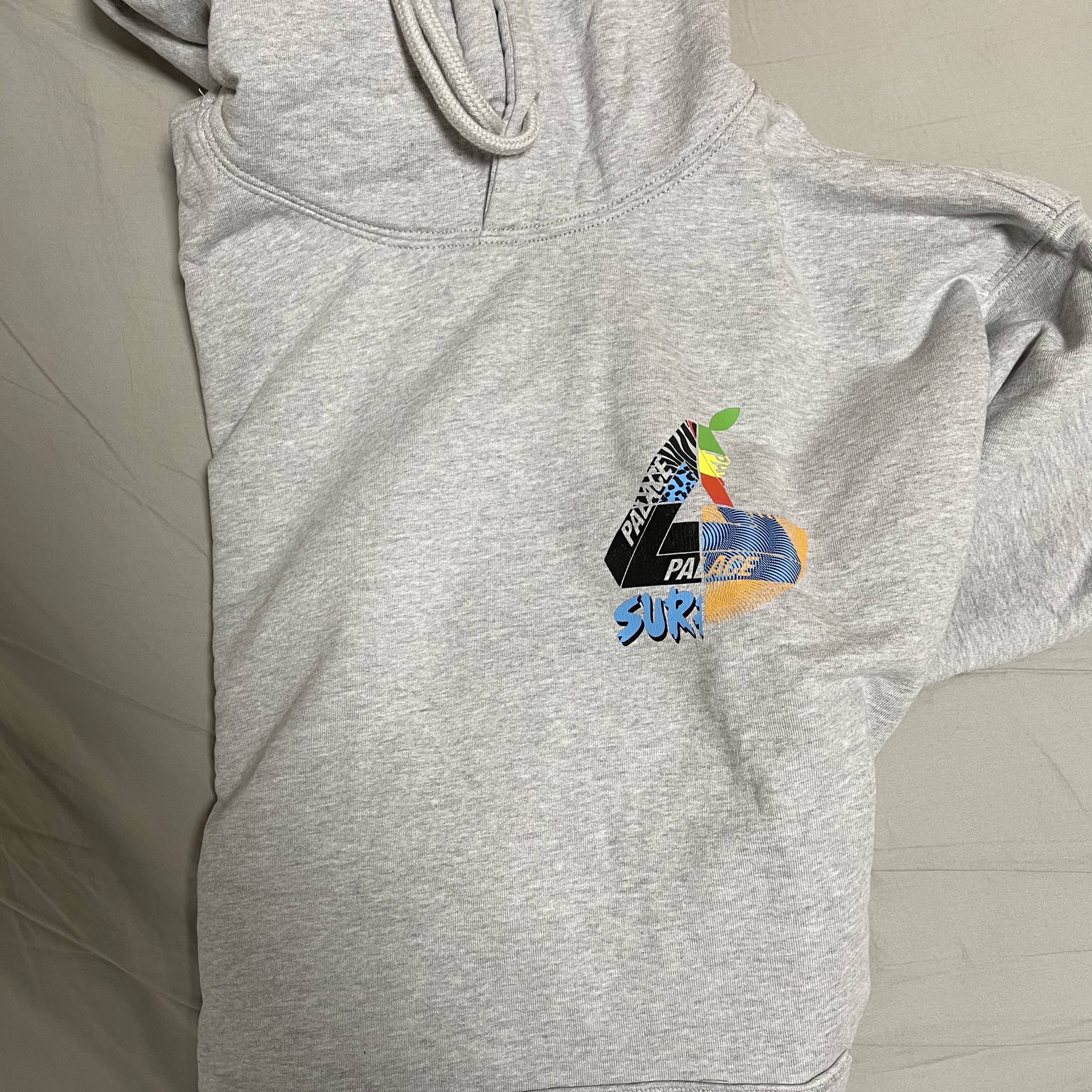 Palace Mix Up Hood Grey Marl - 21SS 착용 스타일