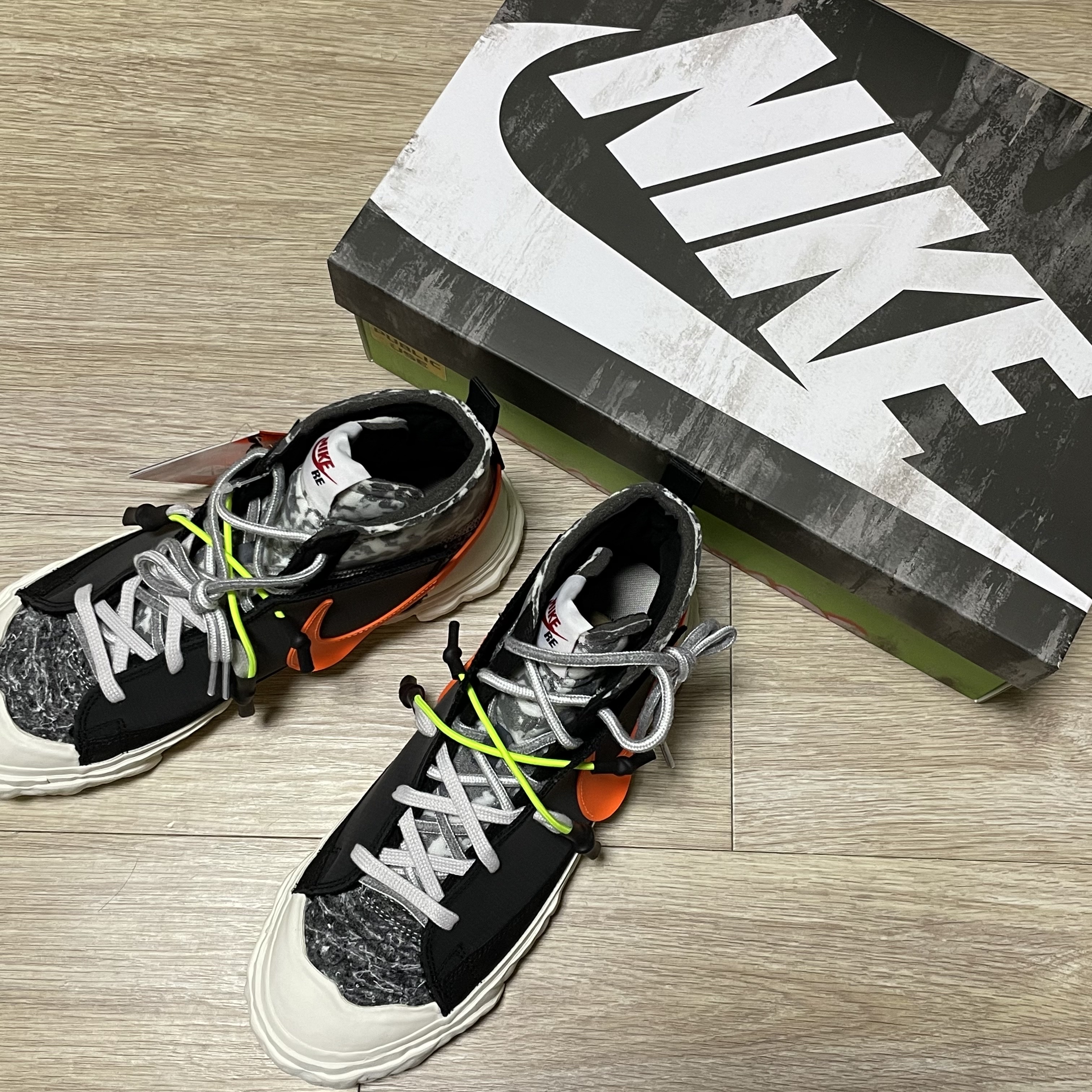 Nike x Readymade Blazer Mid Black 착용 스타일