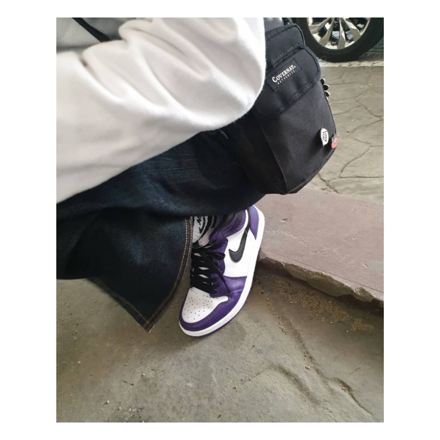 Jordan 1 Retro High OG Court Purple 2020 착용 스타일 - 2
