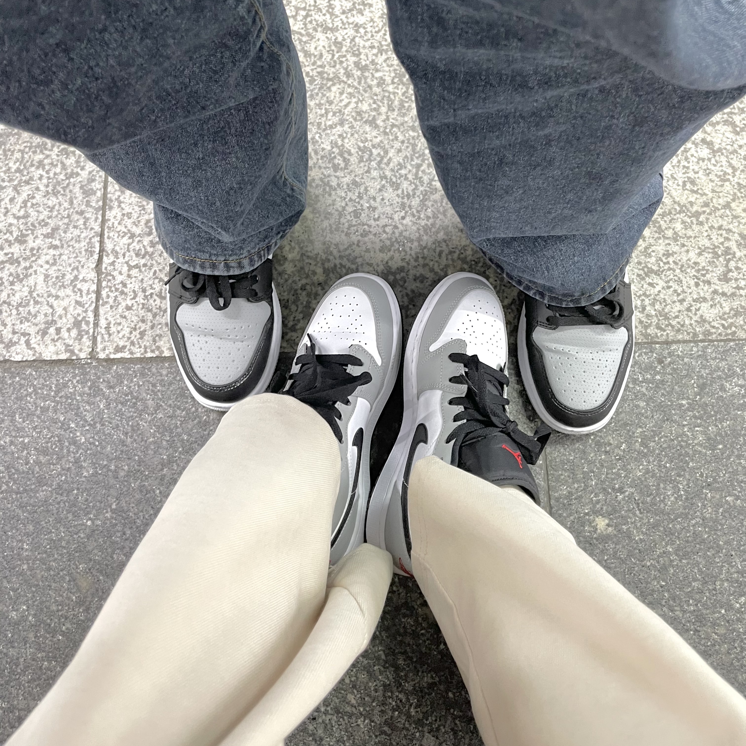 (GS) Jordan 1 Low Light Smoke Grey 착용 스타일