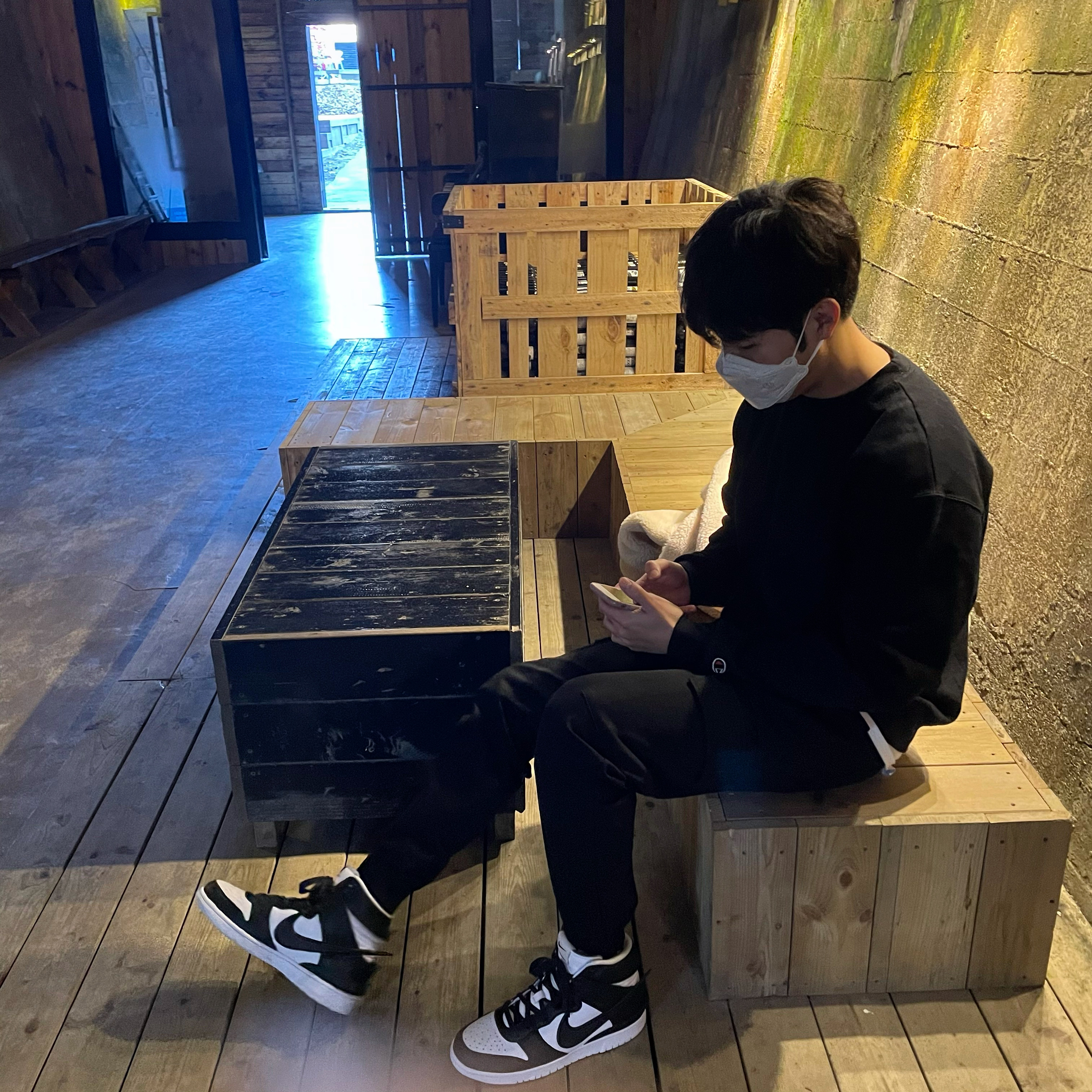 Nike x Ambush Dunk High Black 착용 스타일