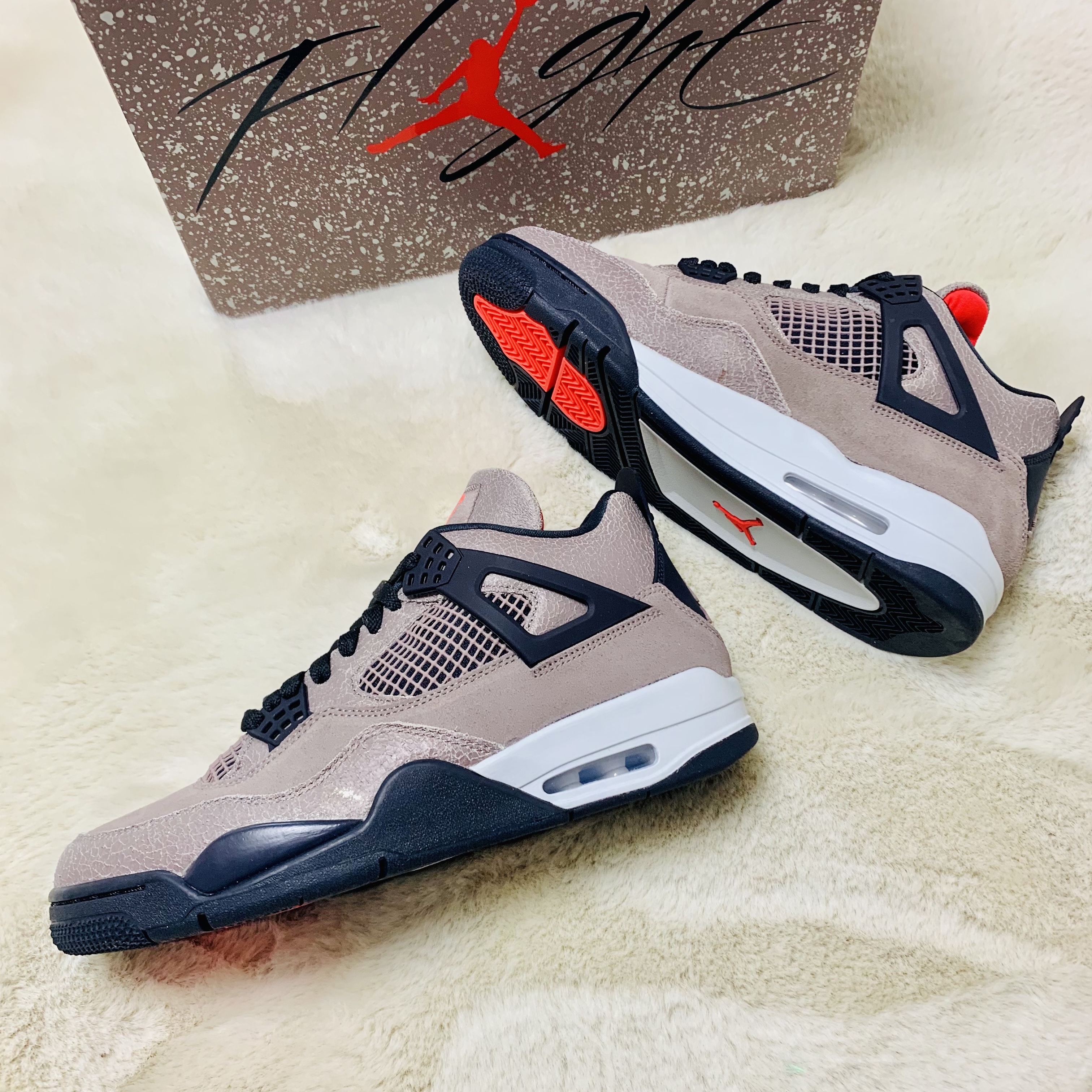 Jordan 4 Retro Taupe Haze 착용 스타일
