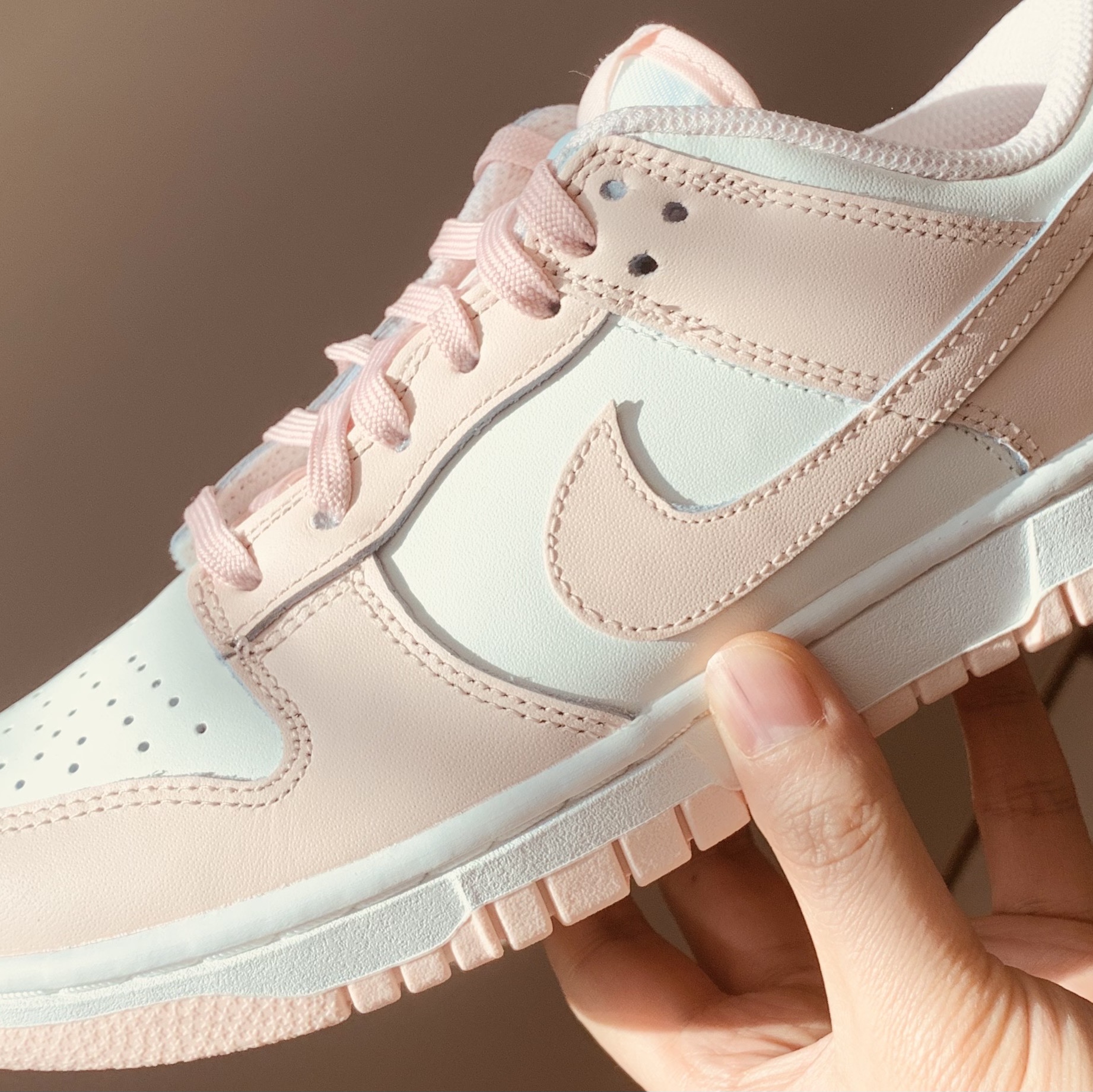 (W) Nike Dunk Low Orange Pearl 착용 스타일 - 2