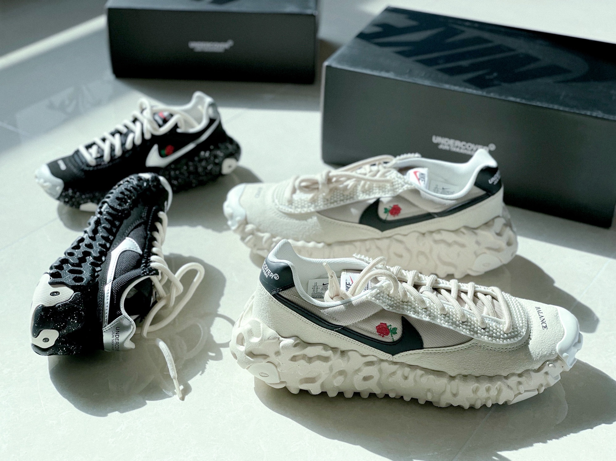 Nike x Undercover Overbreak SP Overcast, Nike x Undercover Overbreak SP Black 착용 스타일