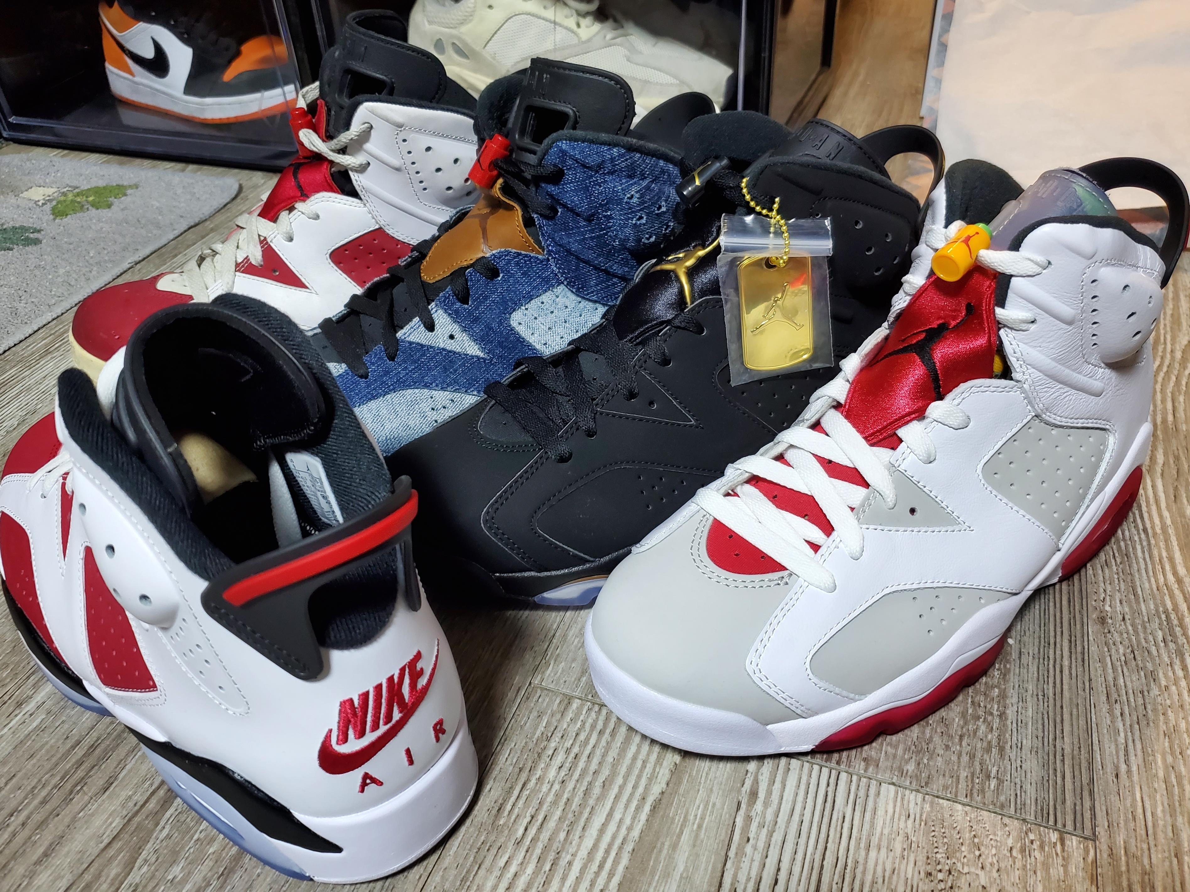 Jordan 6 Retro Carmine 2021, Jordan 6 Retro Hare 착용 스타일