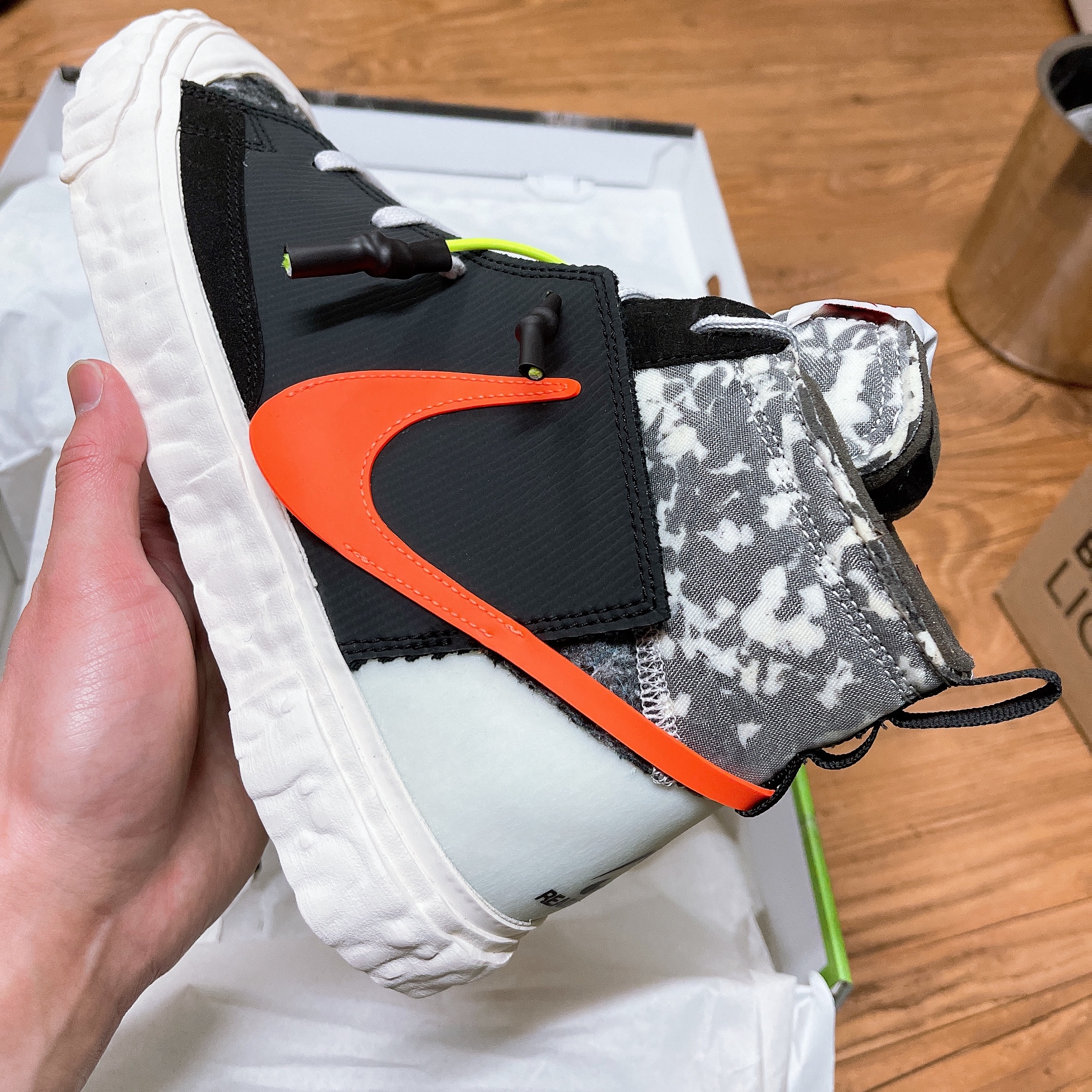 Nike x Readymade Blazer Mid Black 착용 스타일