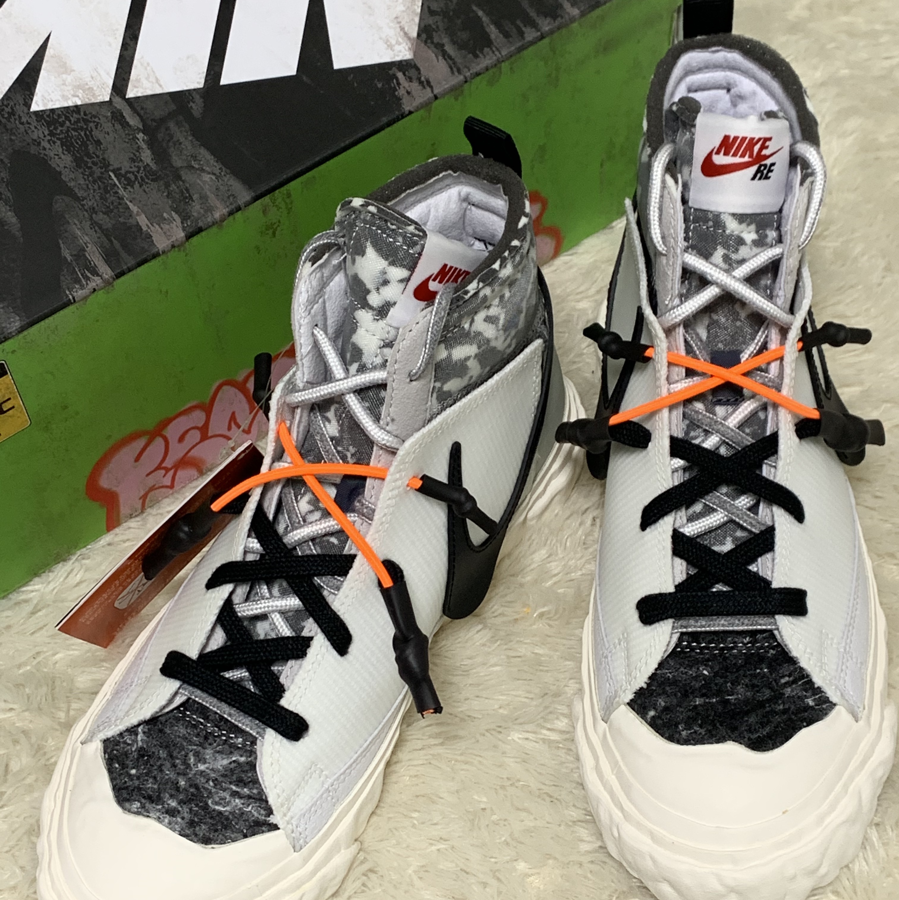Nike x Readymade Blazer Mid White 착용 스타일