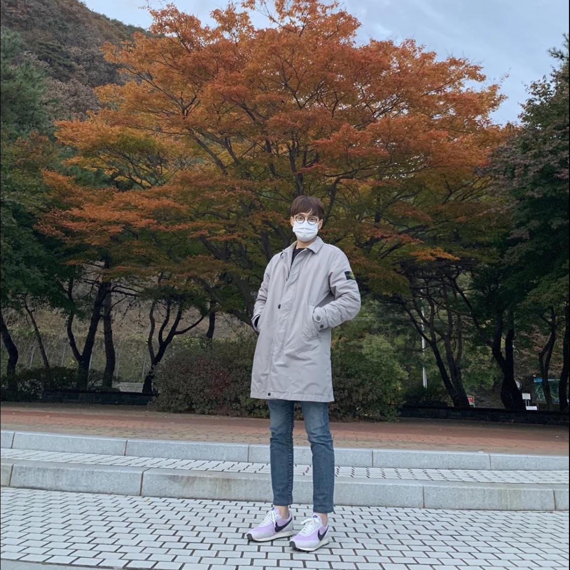 Nike Daybreak SP Lavender Mist 착용 스타일 - 2
